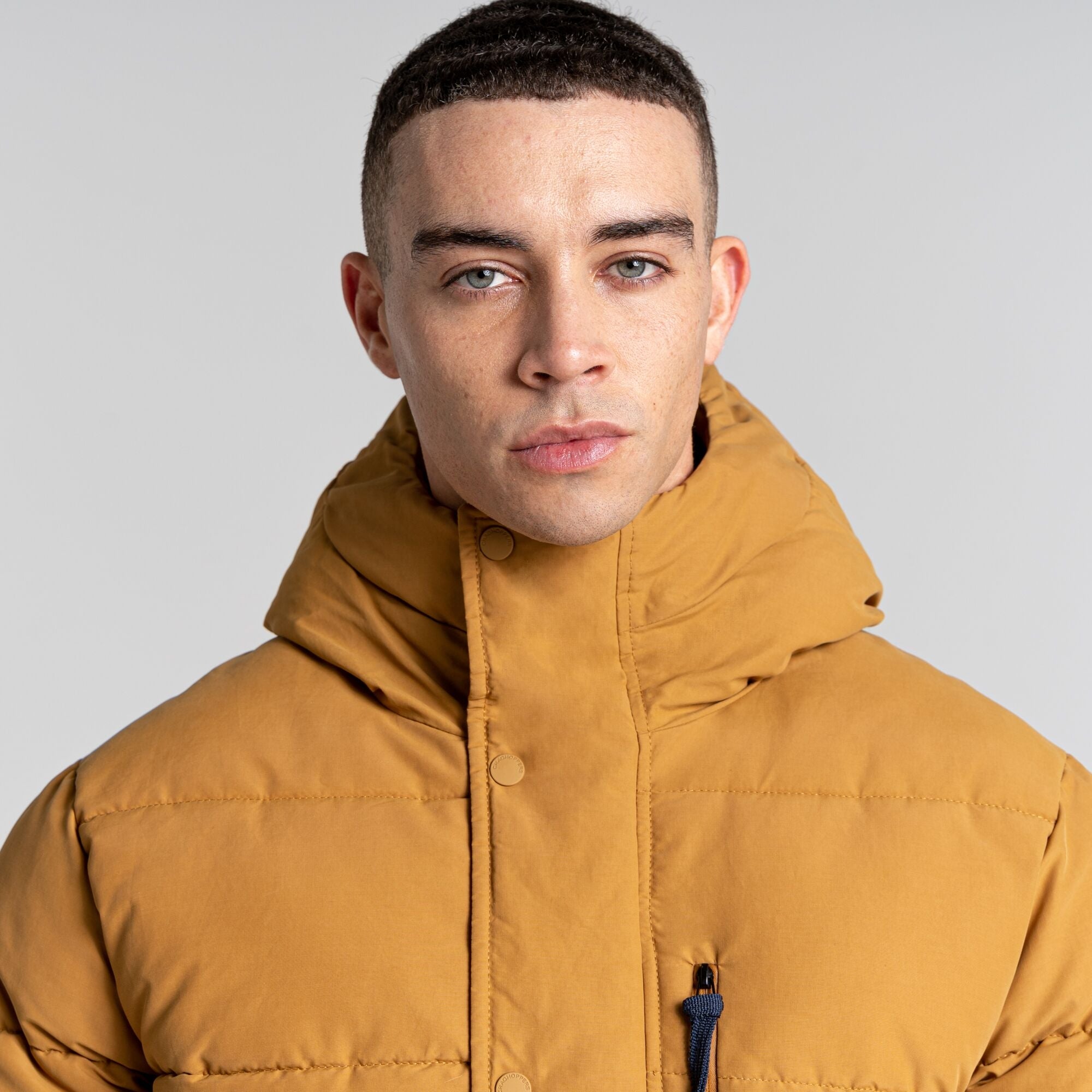 Men's Dunbeath Insulated Hooded Jacket - Taupe