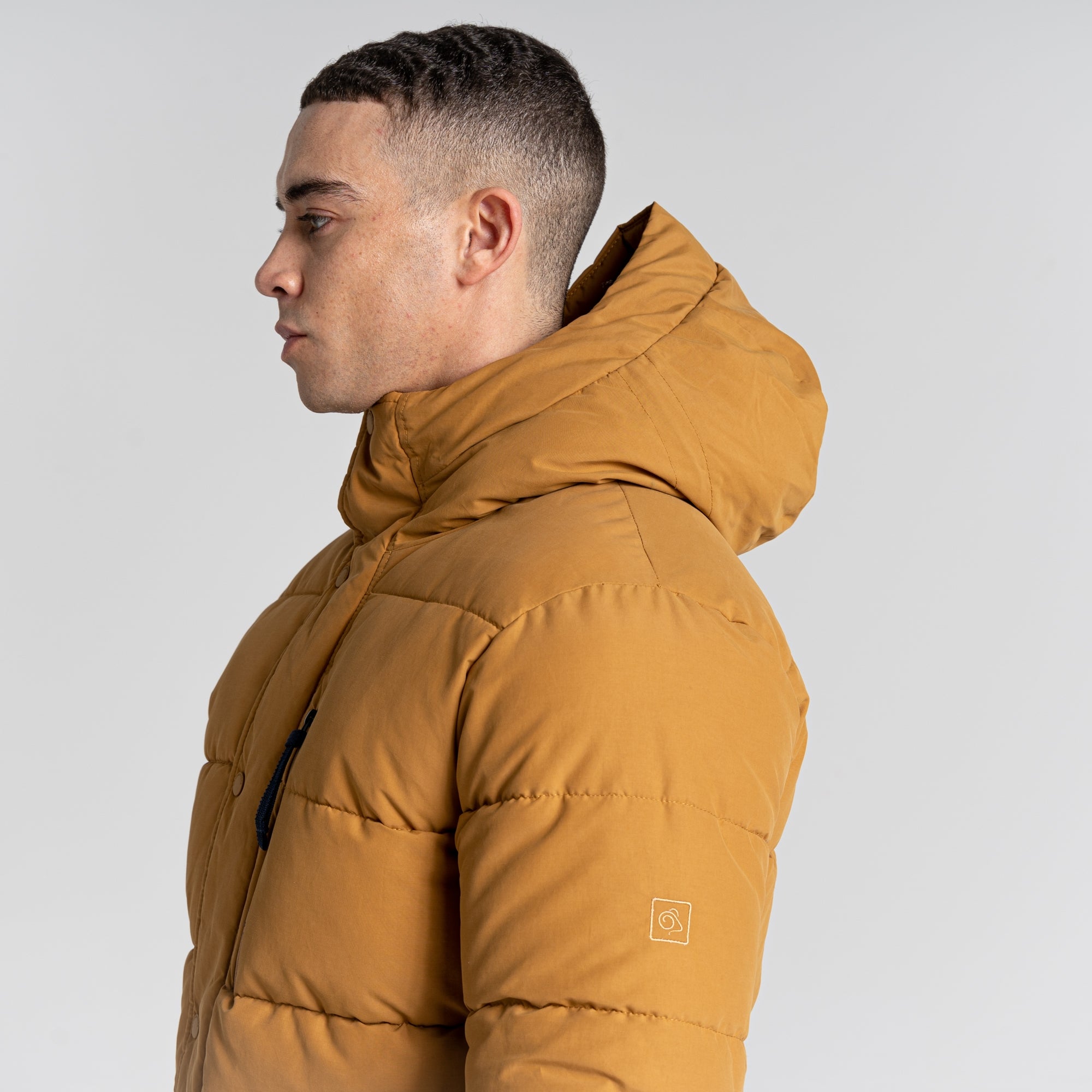 Men's Dunbeath Insulated Hooded Jacket - Taupe