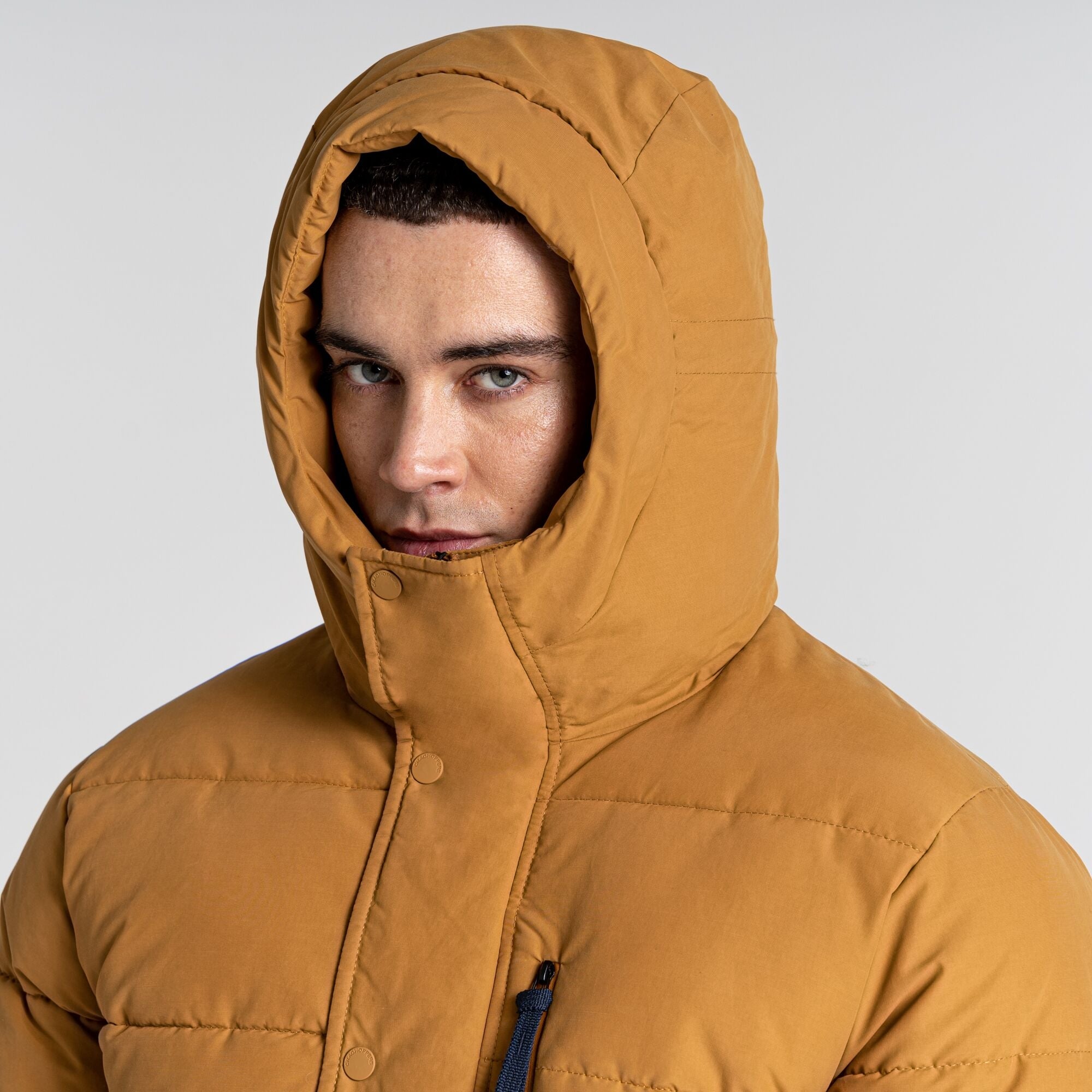 Men's Dunbeath Insulated Hooded Jacket - Taupe