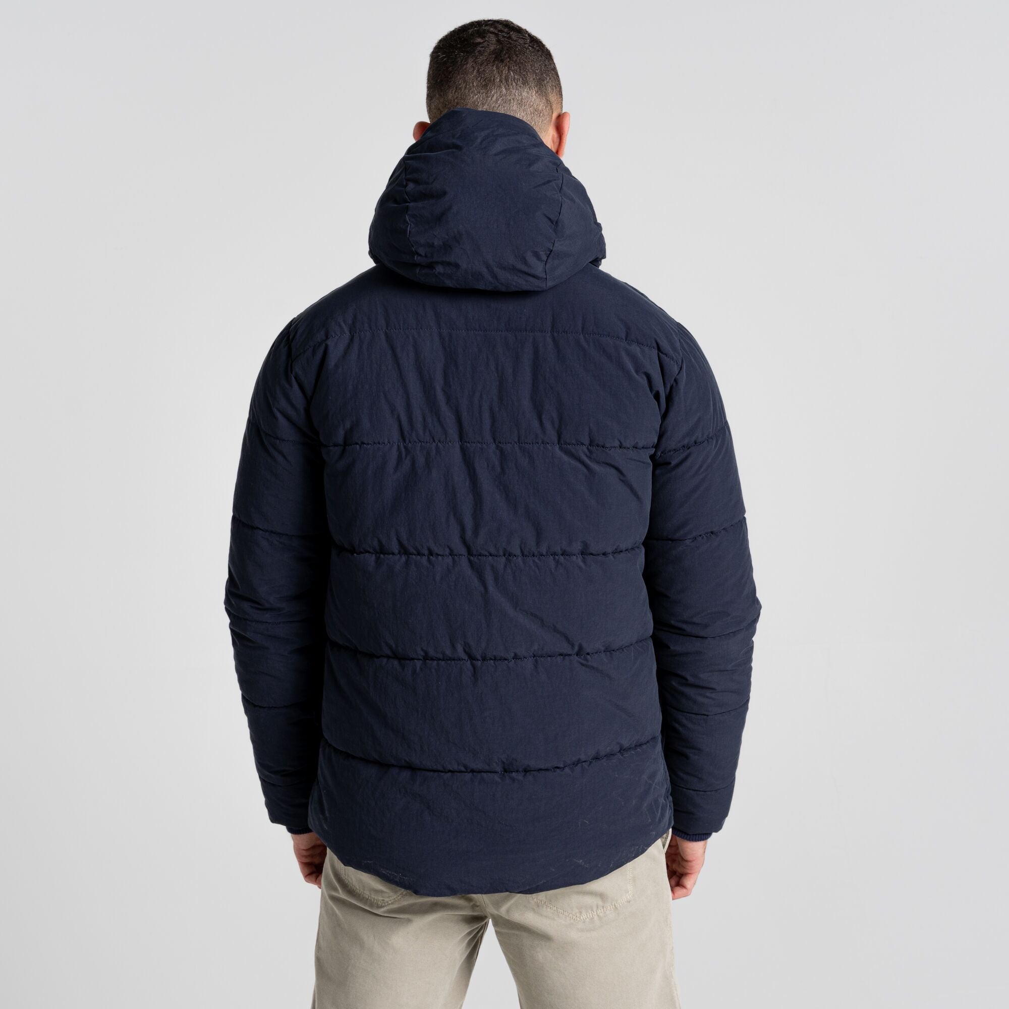 Men's Dunbeath Insulated Hooded Jacket - Blue Navy