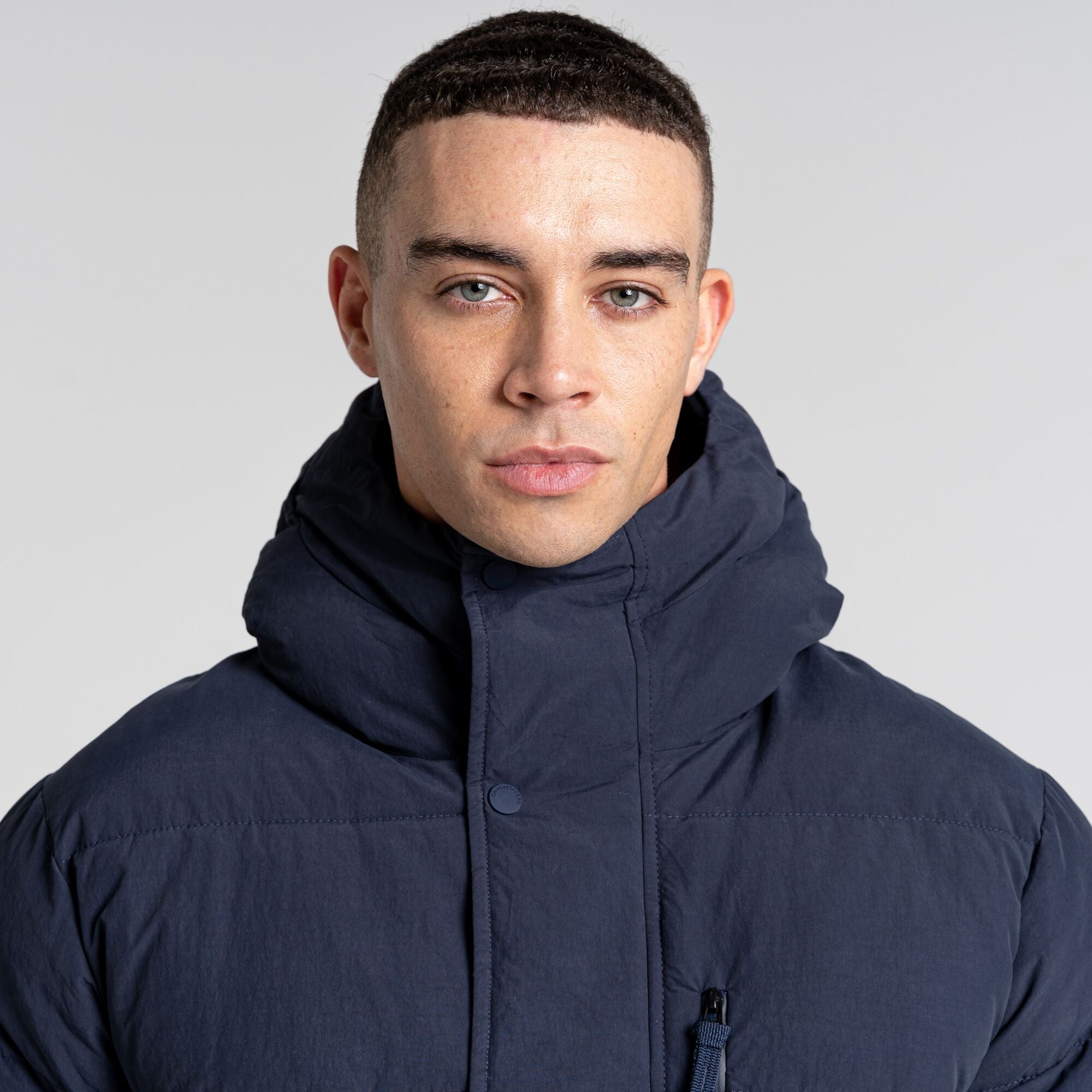 Men's Dunbeath Insulated Hooded Jacket - Blue Navy