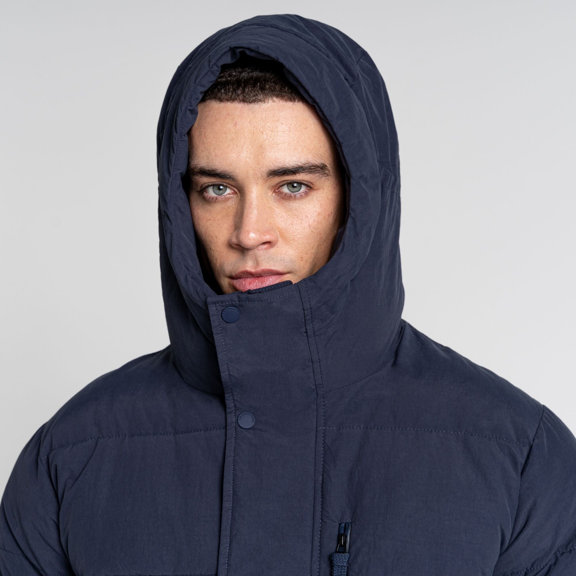 Men's Dunbeath Insulated Hooded Jacket - Blue Navy