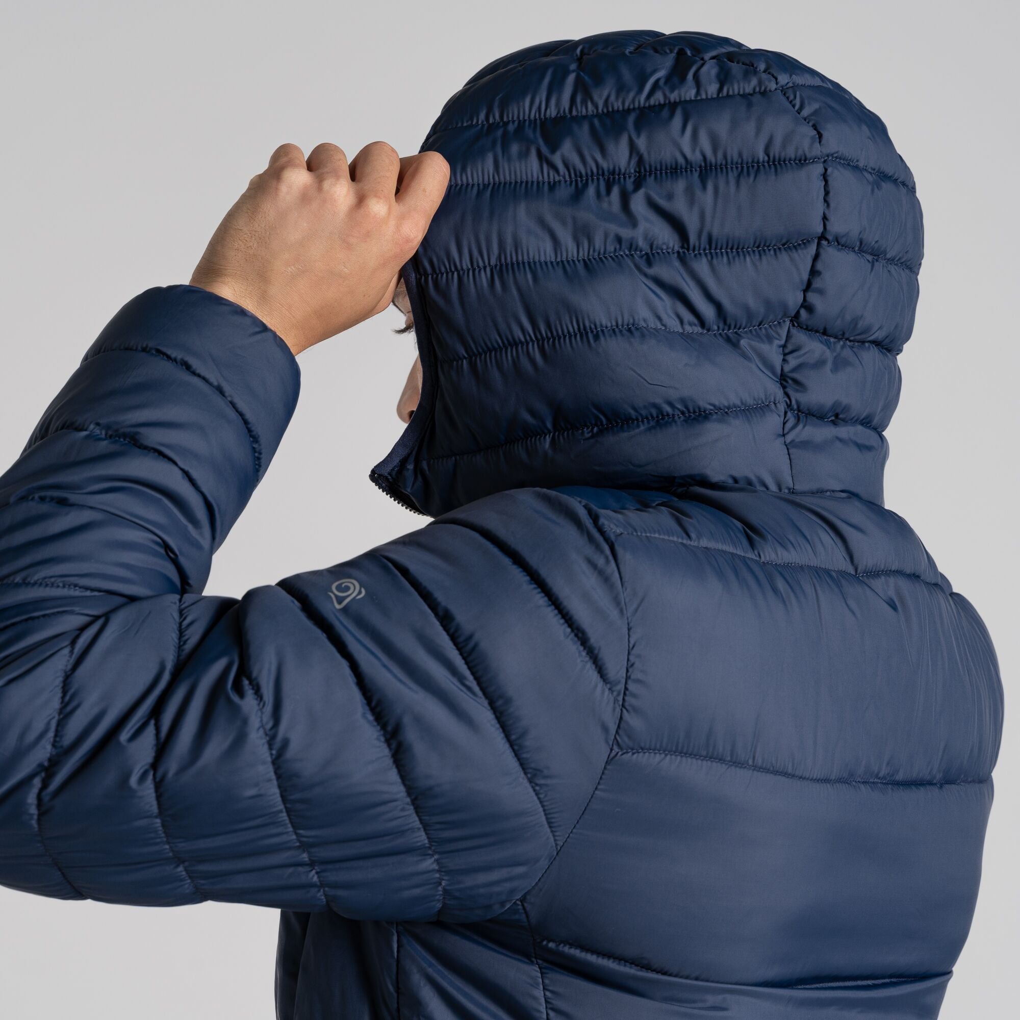 Men's Compresslite VIII Hooded Jacket - Blue Navy/Washed Teal