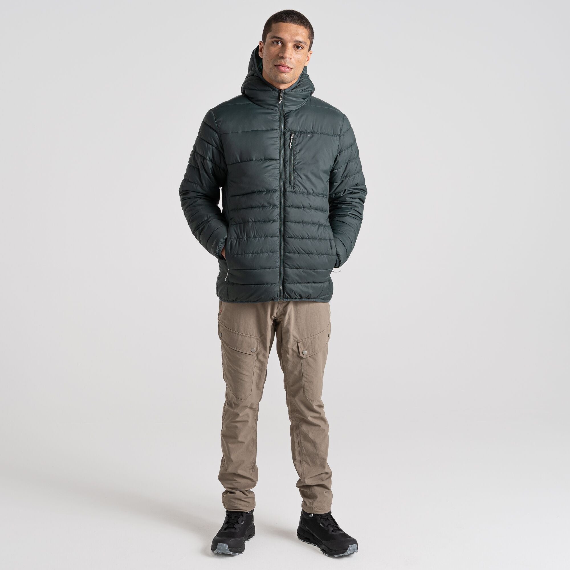 Men's Compresslite VIII Hooded Jacket - Spruce Green/Sea Green