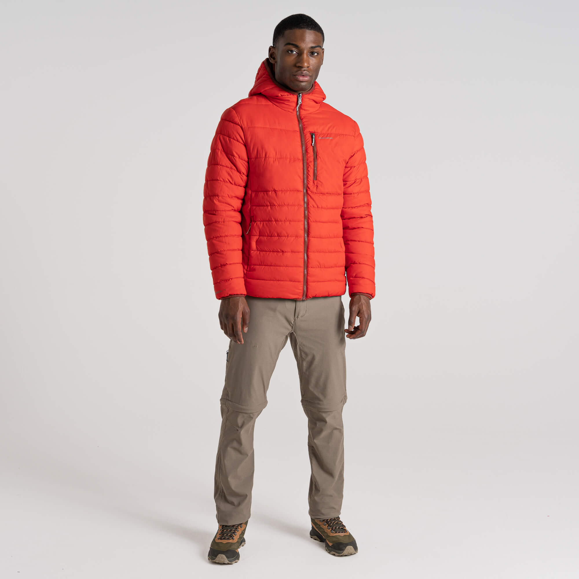 Men's Compresslite VIII Hooded Jacket - Chili Red/Sienna Red