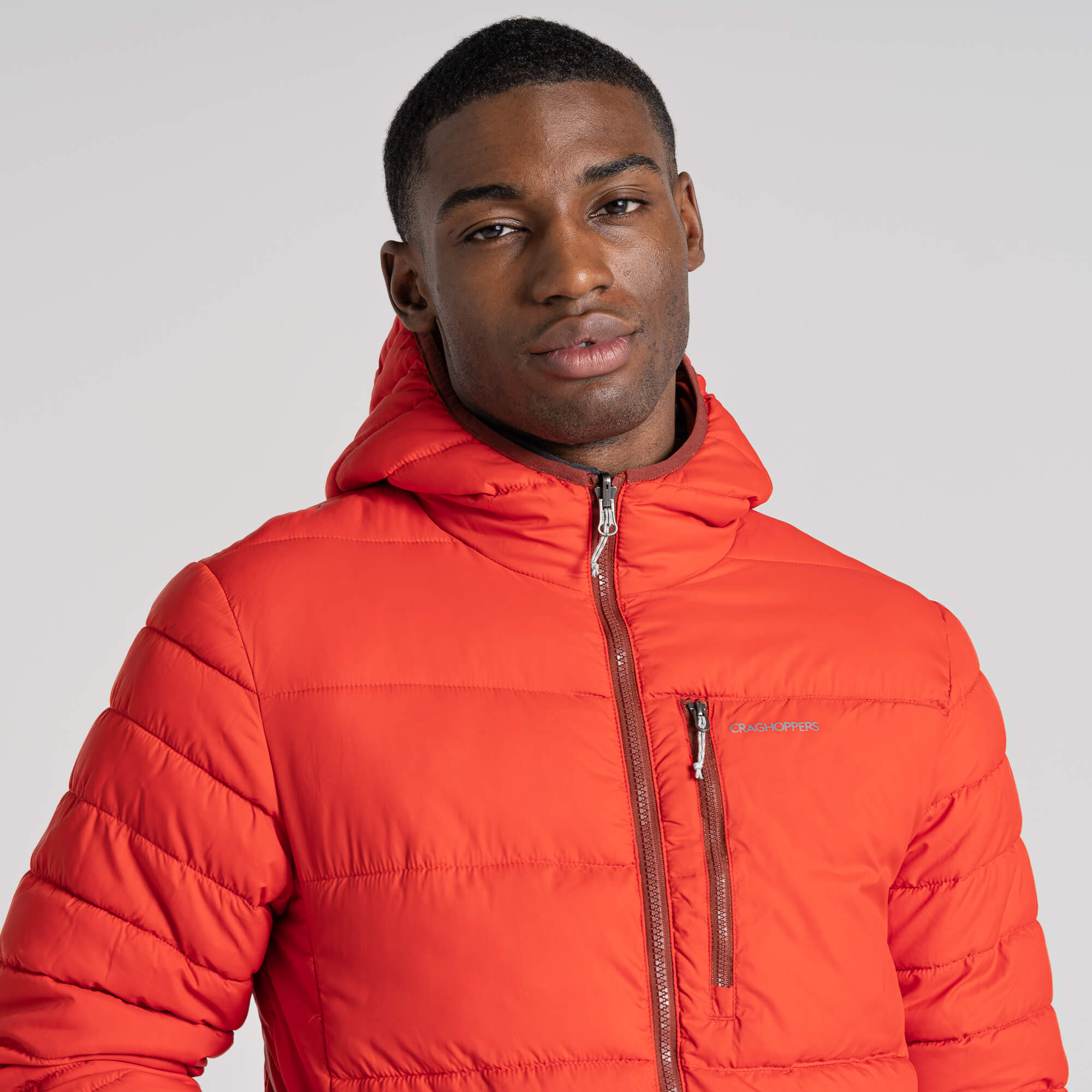Men's Compresslite VIII Hooded Jacket - Chili Red/Sienna Red
