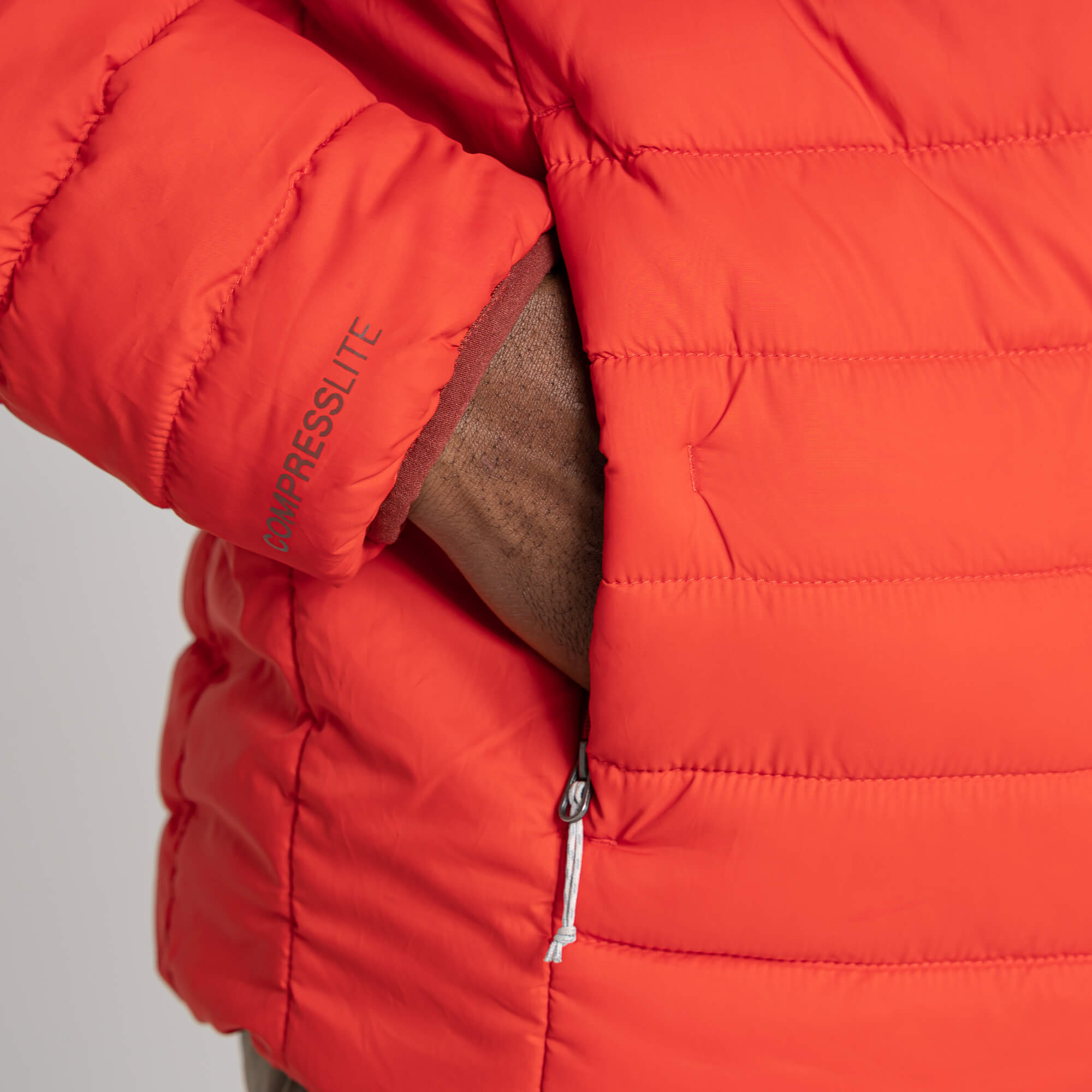 Men's Compresslite VIII Hooded Jacket - Chili Red/Sienna Red