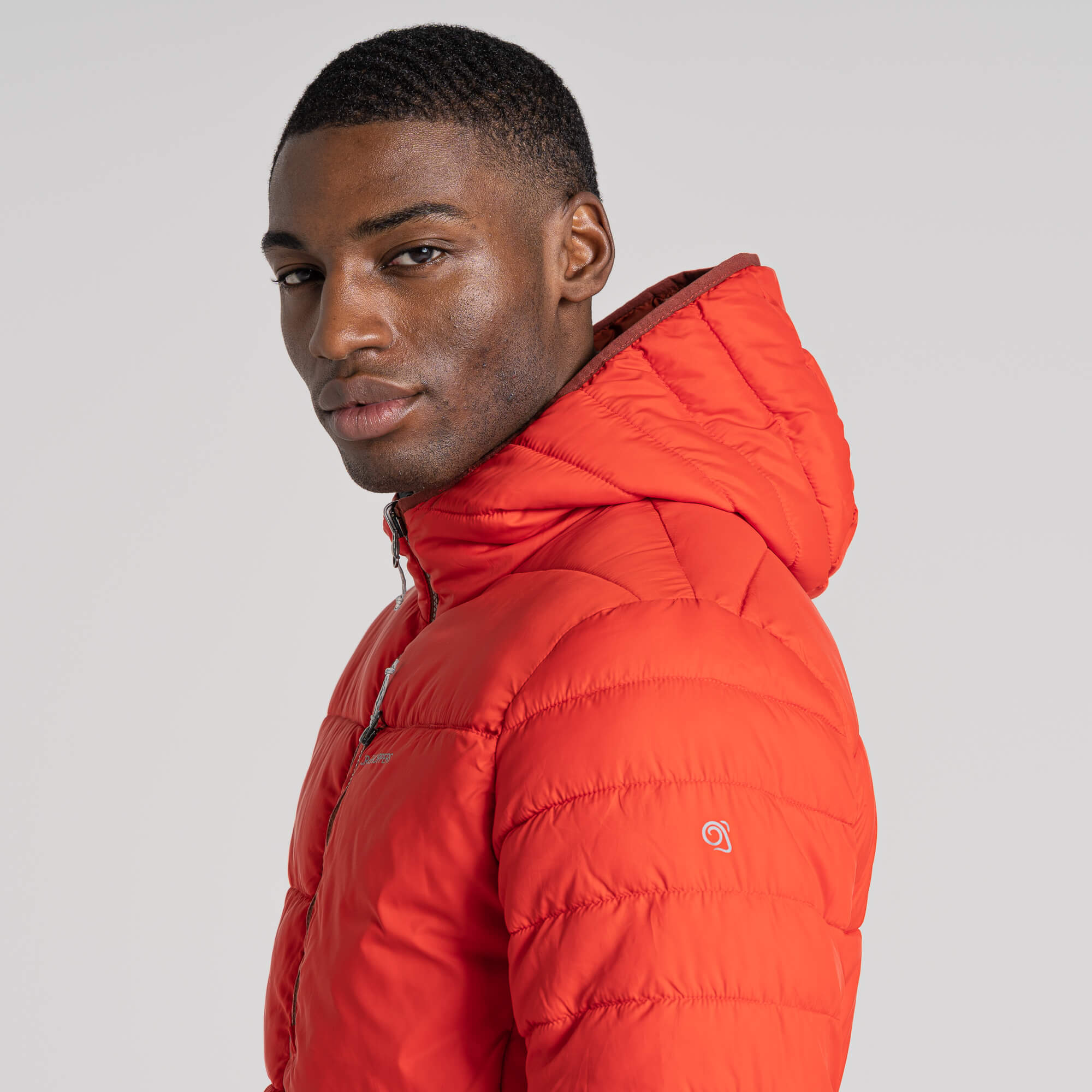 Men's Compresslite VIII Hooded Jacket - Chili Red/Sienna Red
