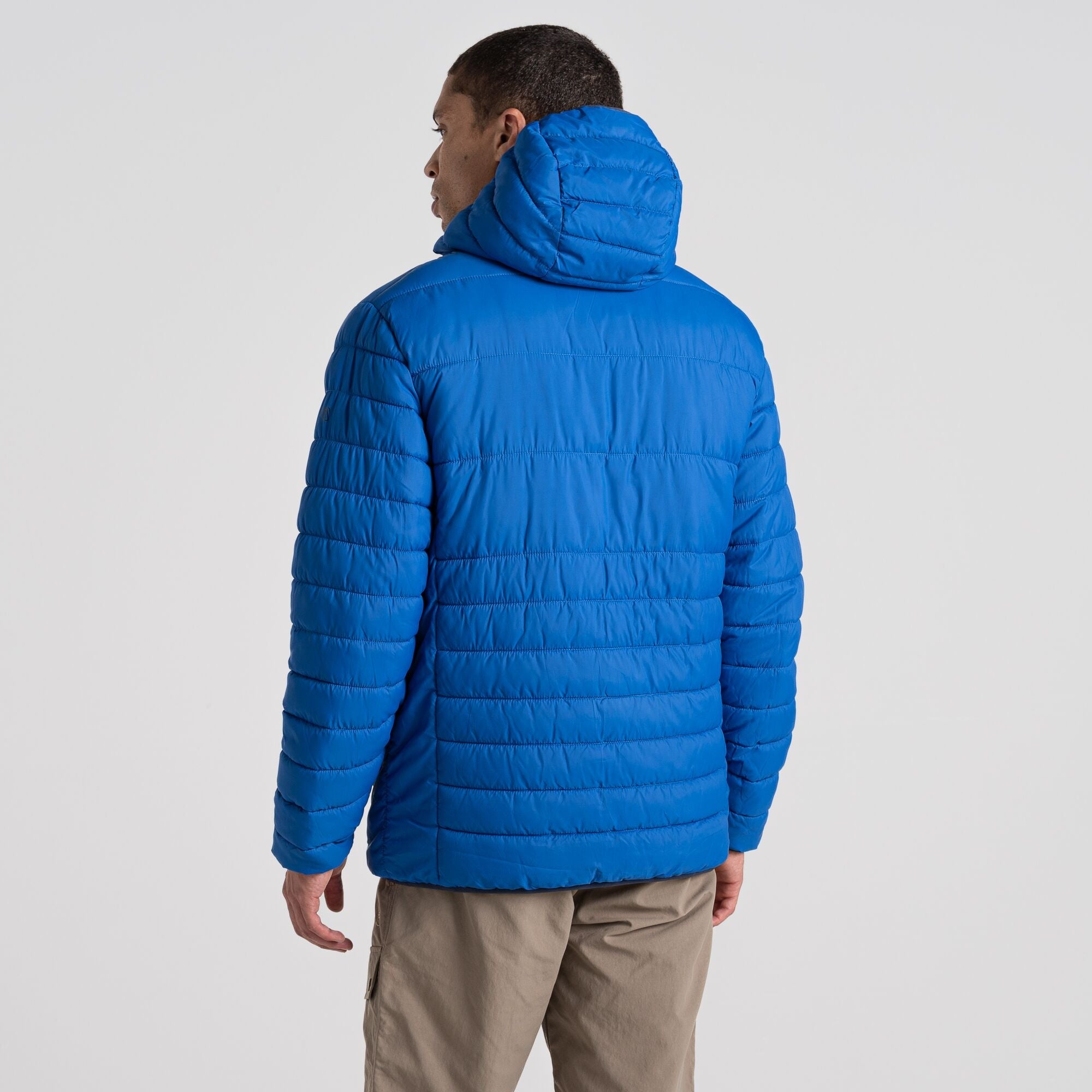 Men's Compresslite VIII Hooded Jacket - Bolt Blue/Pale Ochre