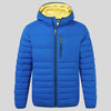 Men's Compresslite VIII Hooded Jacket - Bolt Blue/Pale Ochre