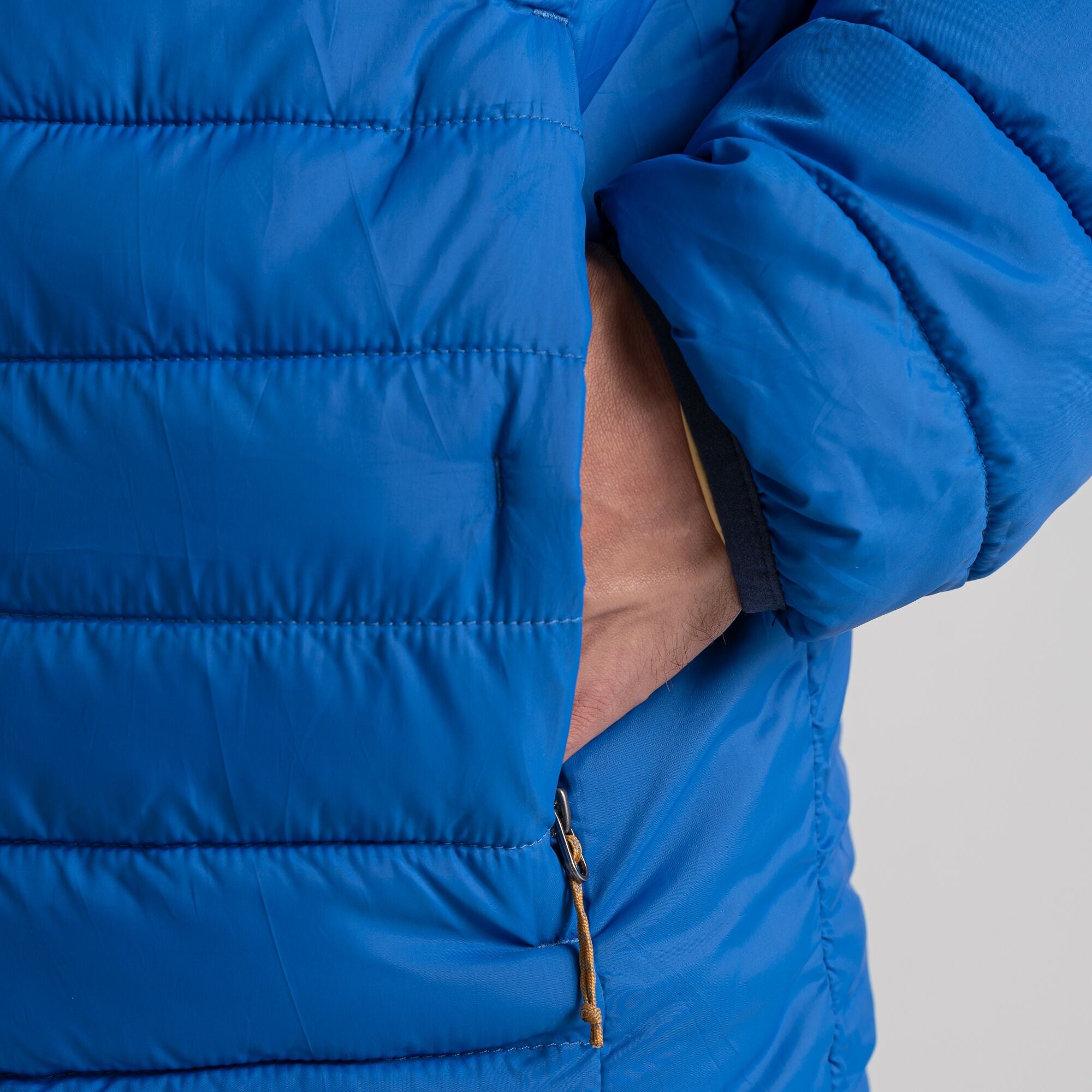 Men's Compresslite VIII Hooded Jacket - Bolt Blue/Pale Ochre