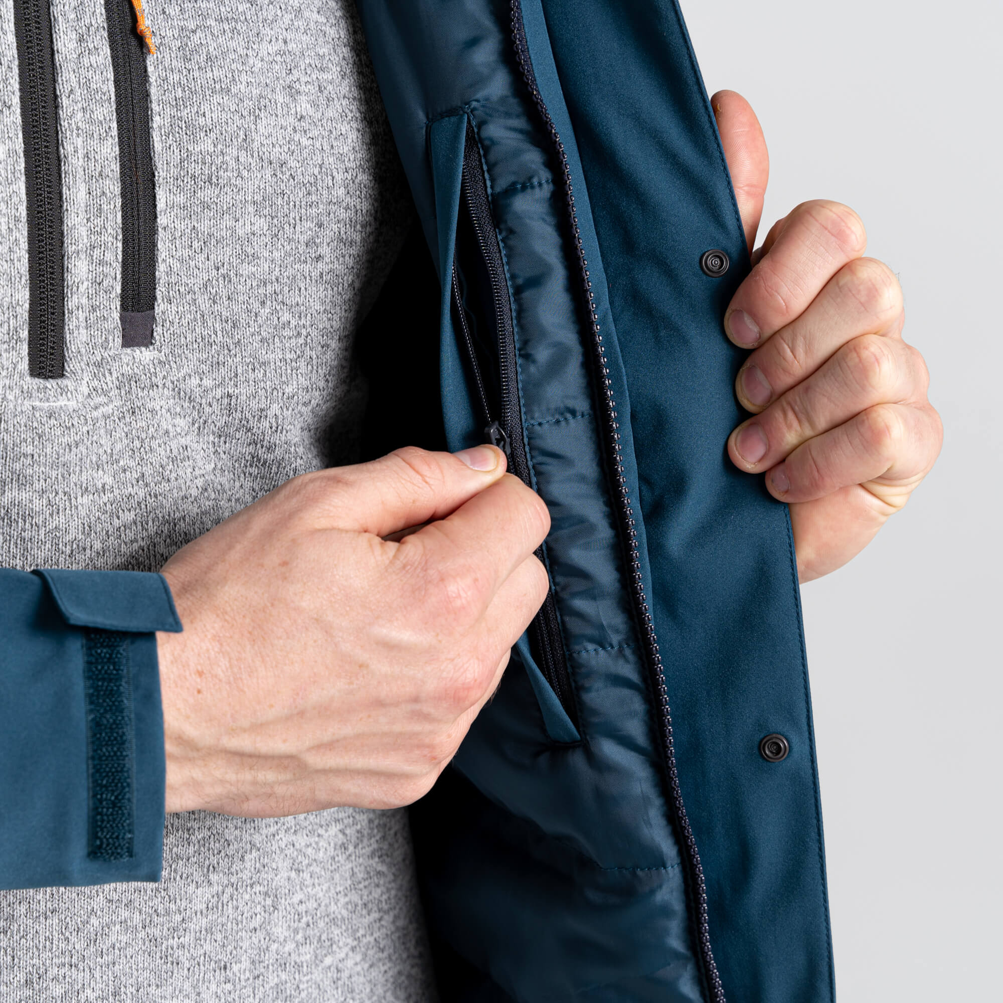Men's Lorton Thermic Jacket - Dark Aegean Blue