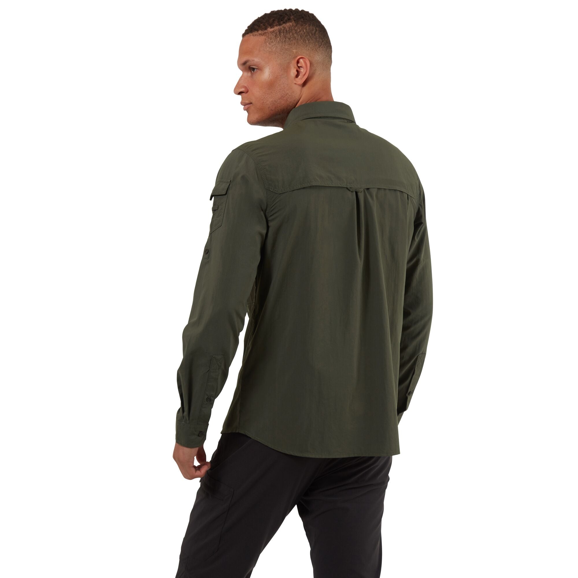 Men's Insect Shield® Adventure II Long Sleeved Shirt - Dark Khaki