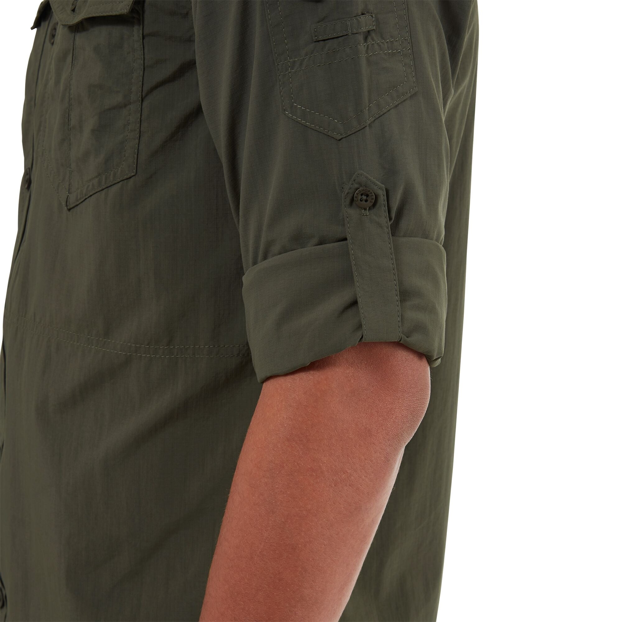 Men's Insect Shield® Adventure II Long Sleeved Shirt - Dark Khaki