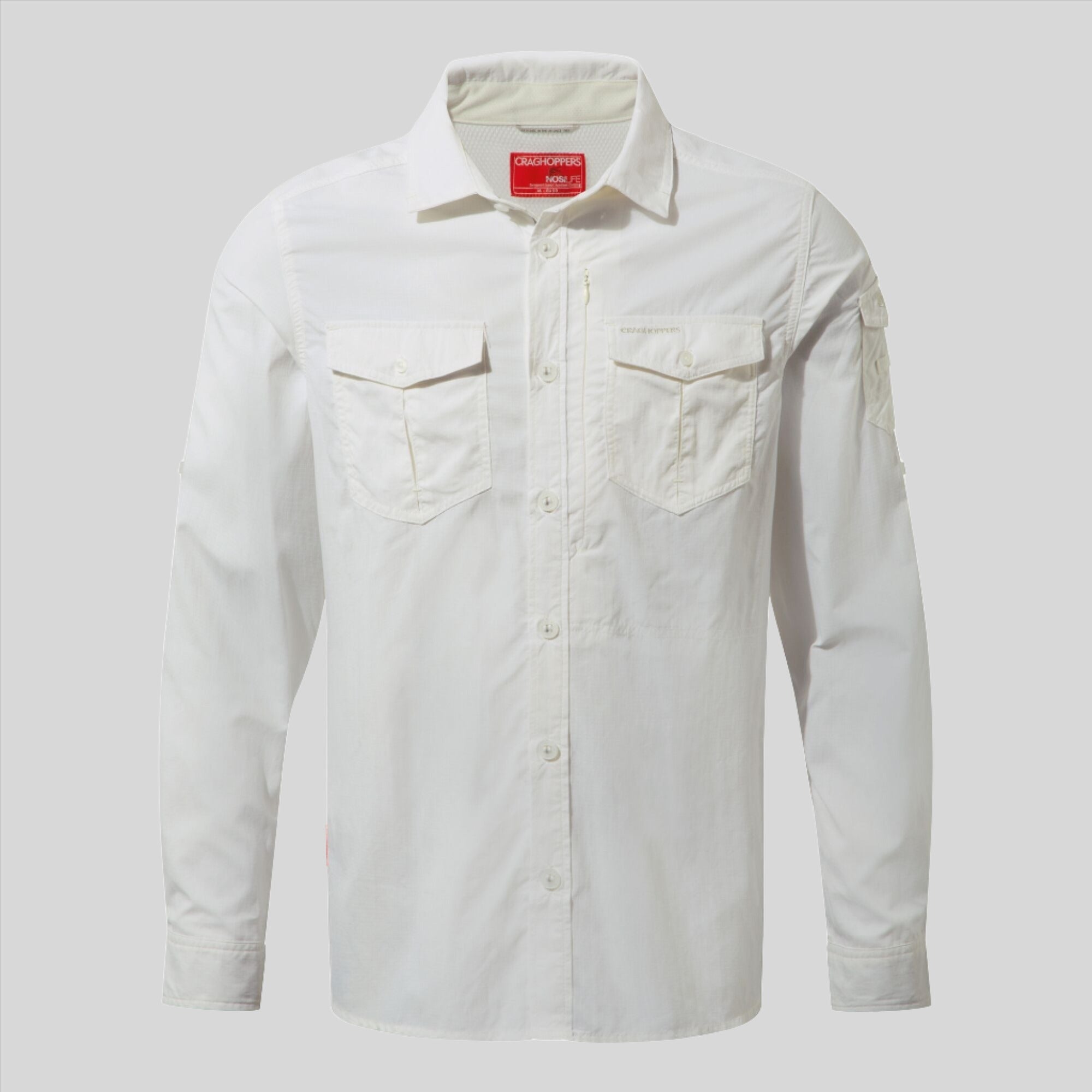 Men's Insect Shield® Adventure II Long Sleeved Shirt - Optic White