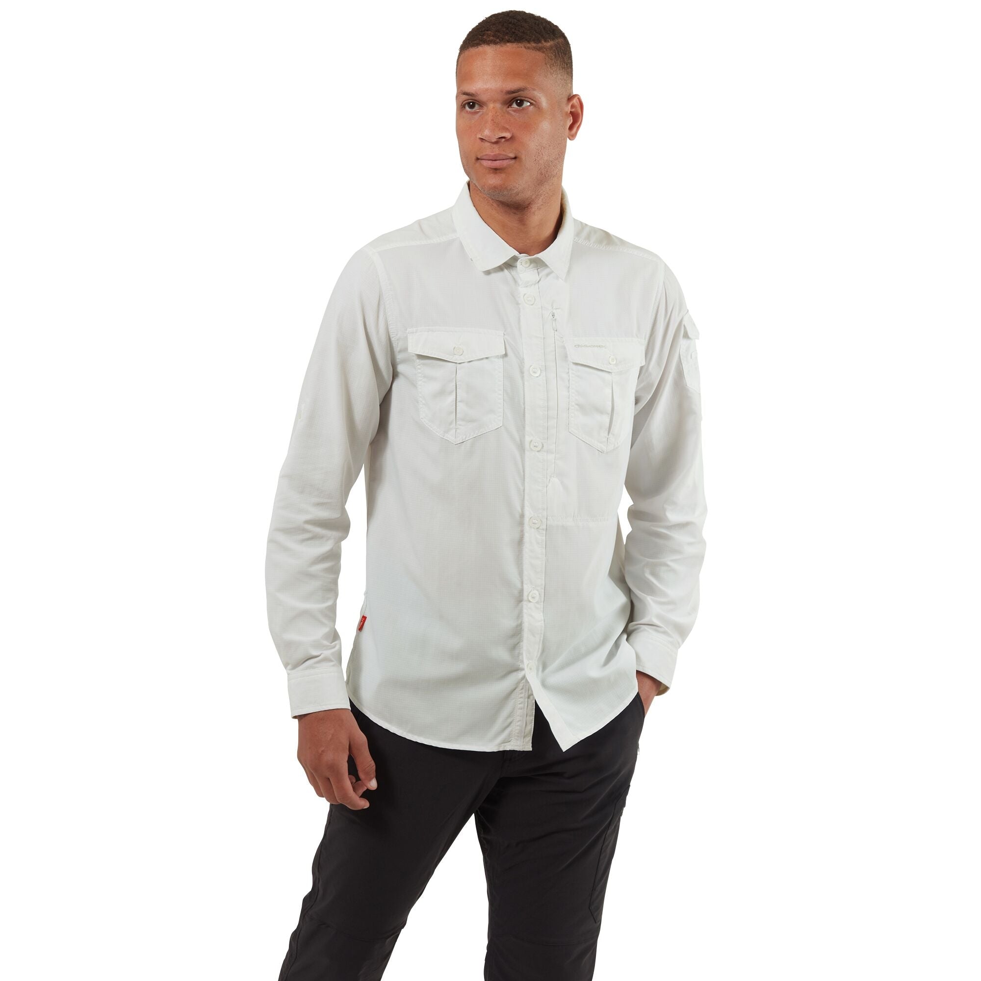 Men's Insect Shield® Adventure II Long Sleeved Shirt - Optic White