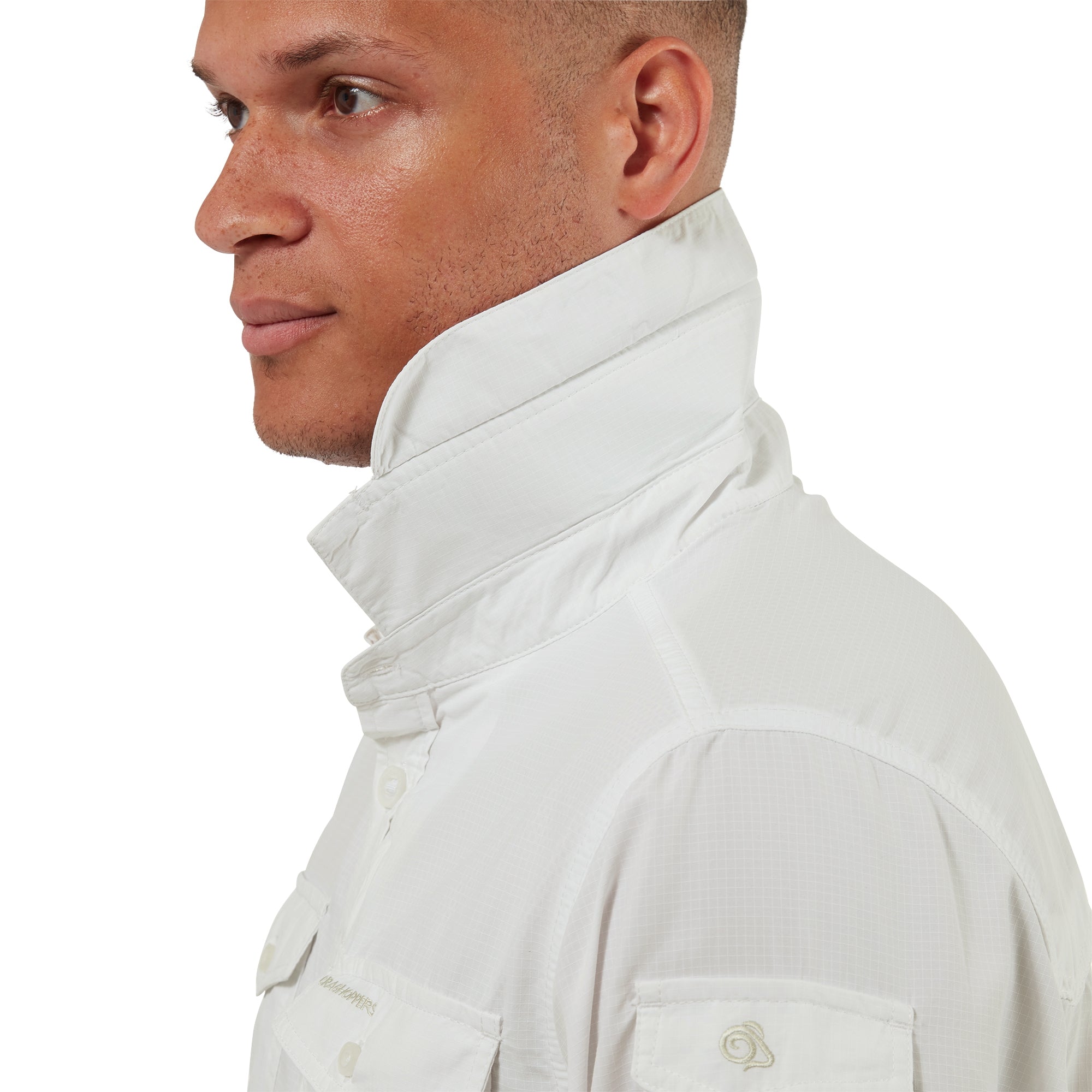 Men's Insect Shield® Adventure II Long Sleeved Shirt - Optic White