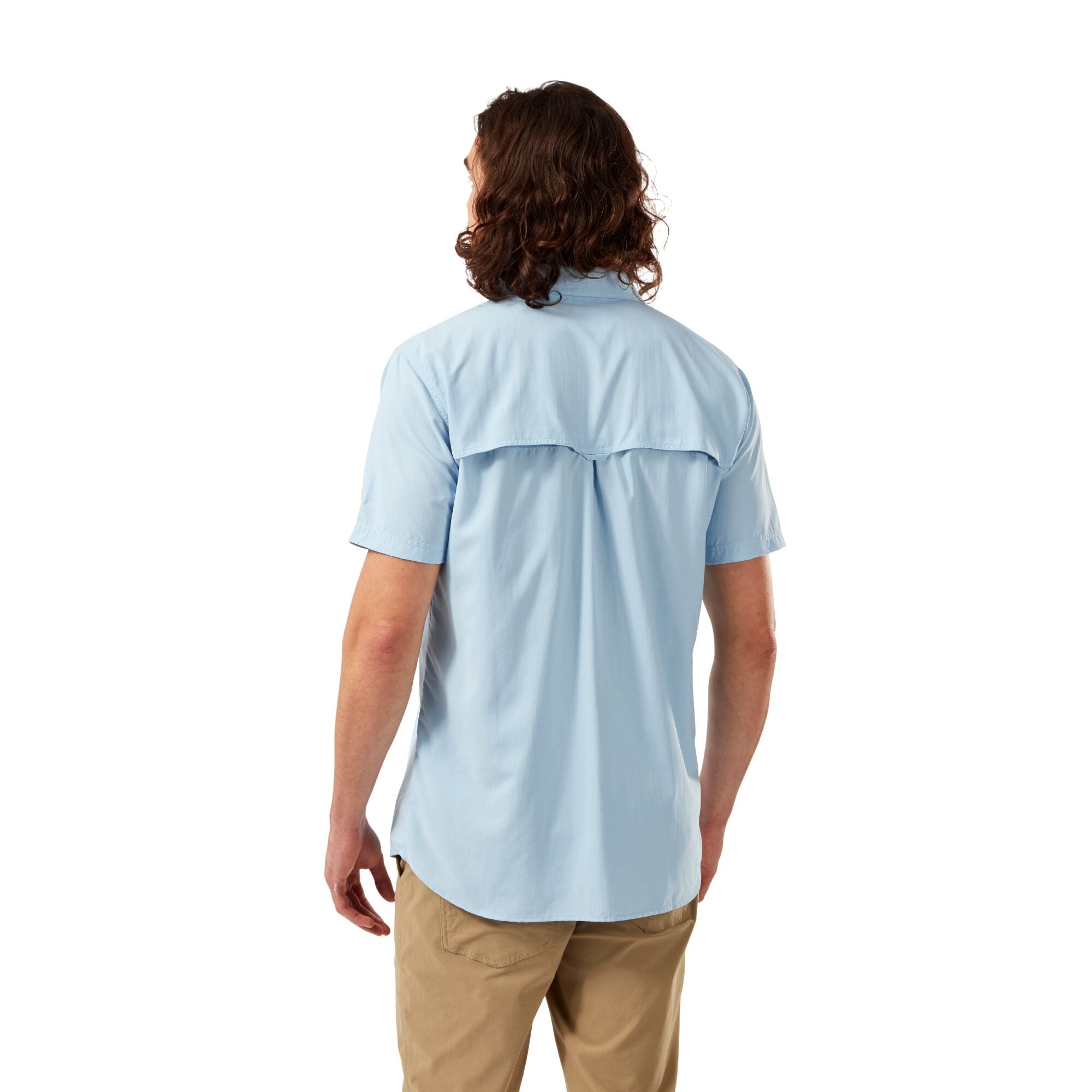 Men's Insect Shield® Adventure II Short Sleeved Shirt - Harbor Blue