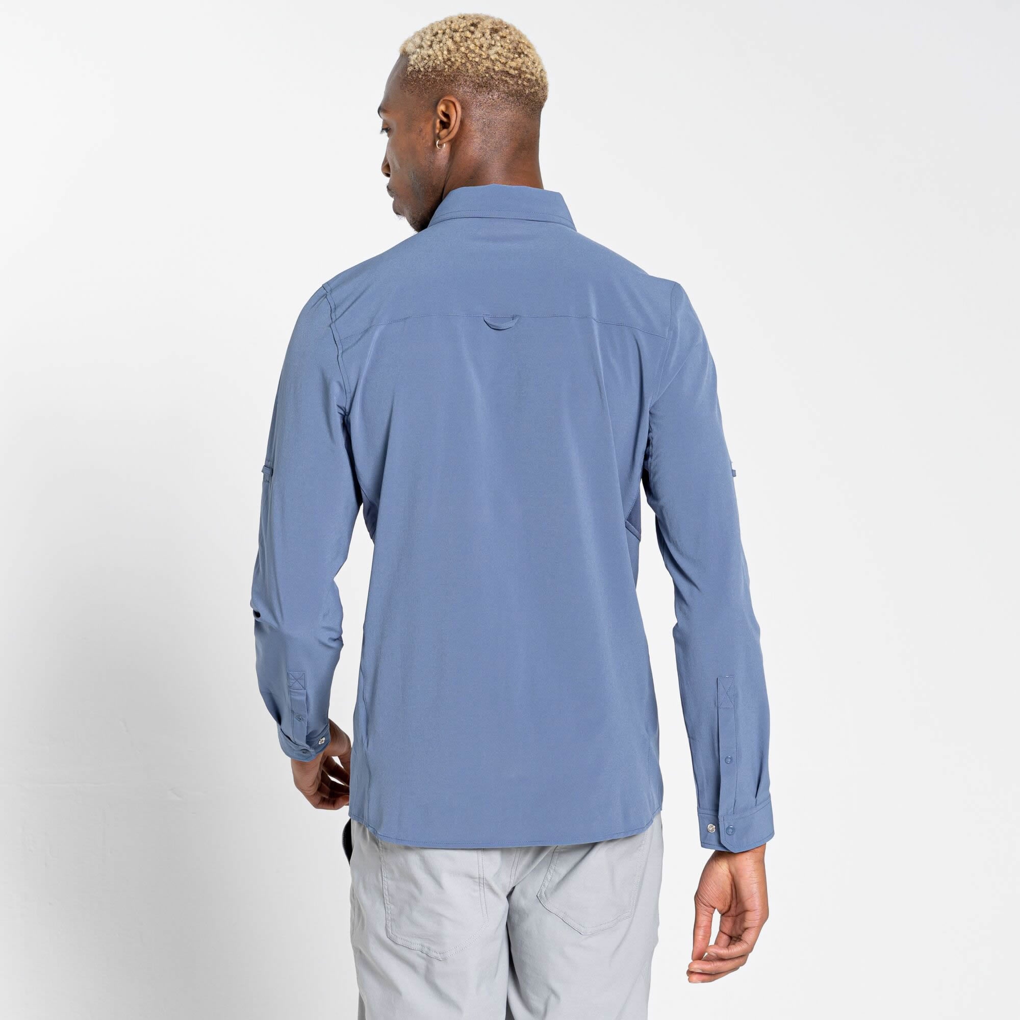 Men's Insect Shield® Pro IV Long Sleeved Shirt - Salton Blue