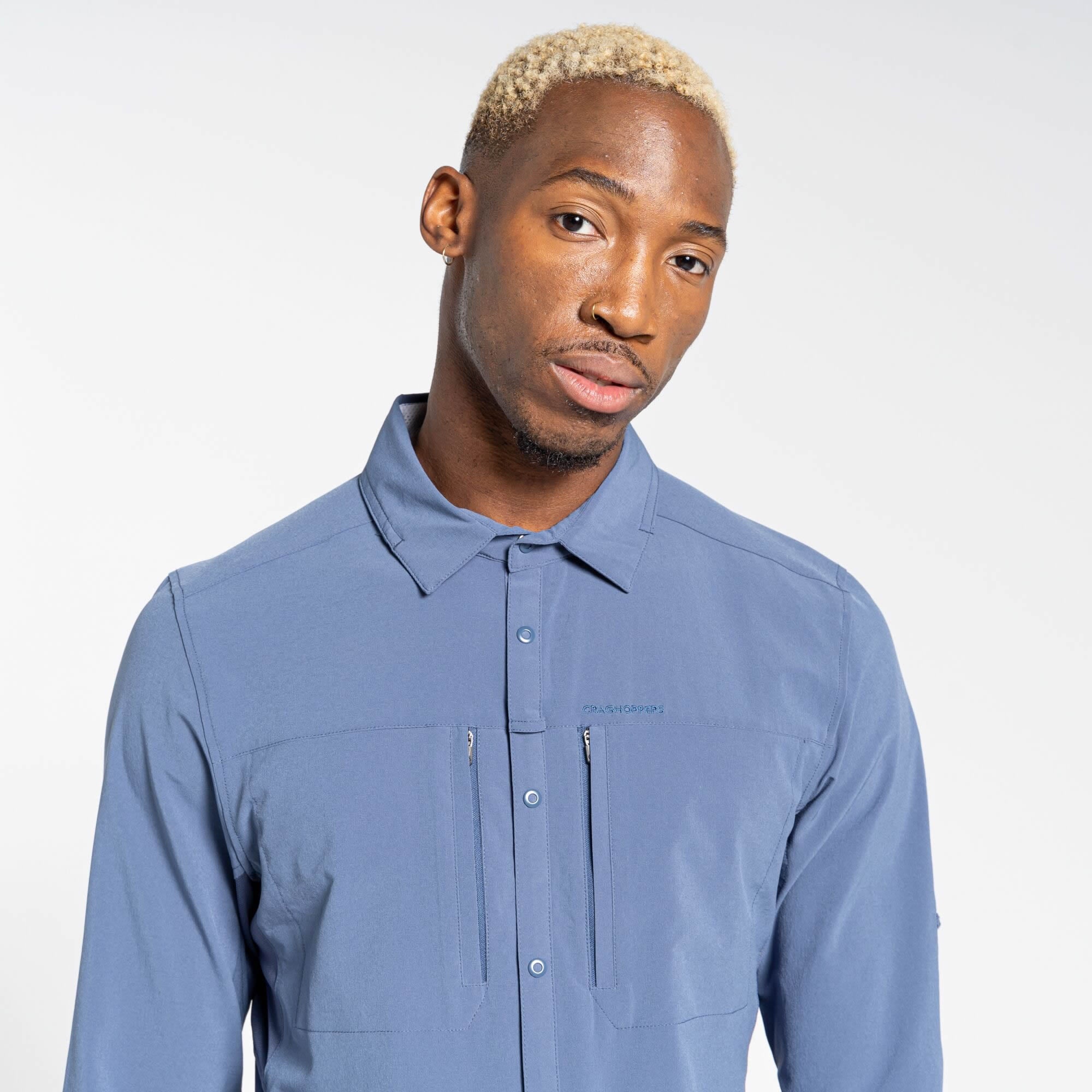 Men's Insect Shield® Pro IV Long Sleeved Shirt - Salton Blue