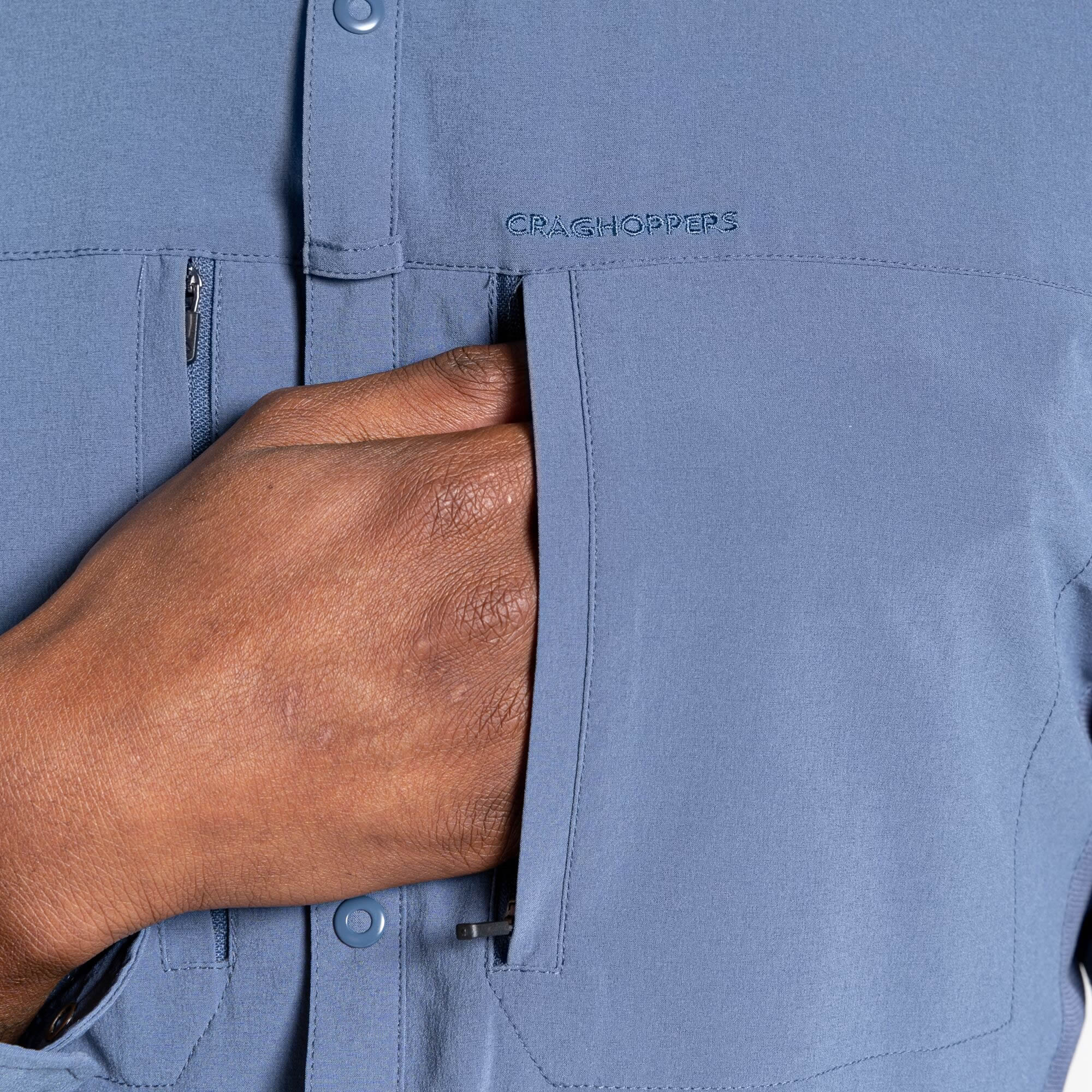 Men's Insect Shield® Pro IV Long Sleeved Shirt - Salton Blue