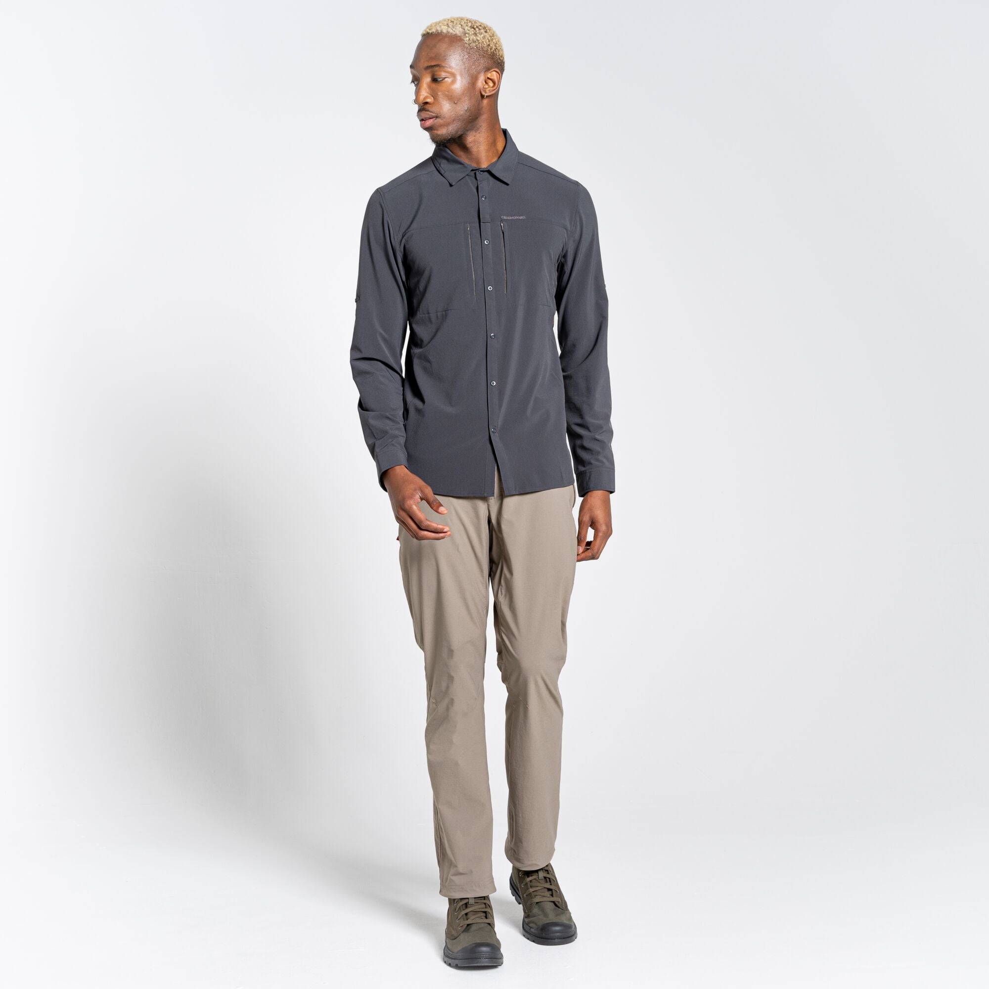 Men's Insect Shield® Pro IV Long Sleeved Shirt - Black Pepper