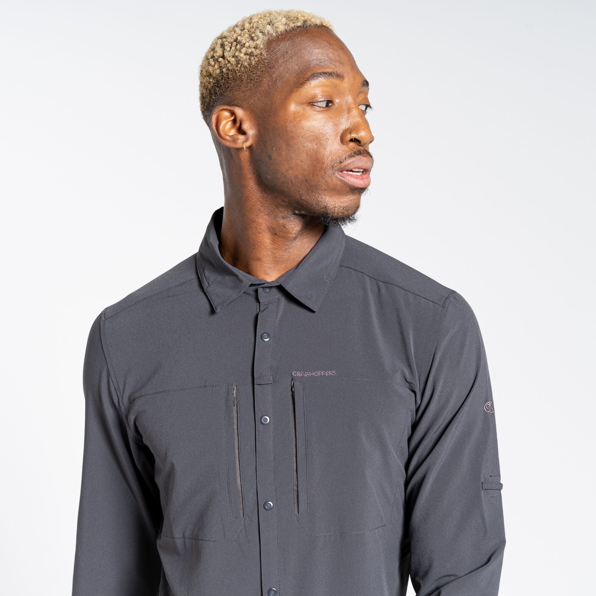 Men's Insect Shield® Pro IV Long Sleeved Shirt - Black Pepper