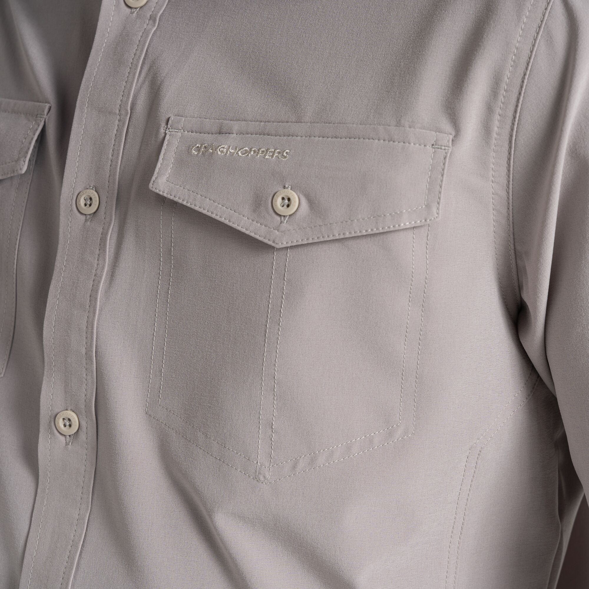 Men's Insect Shield® Eiger Long Sleeved Shirt - Parchment