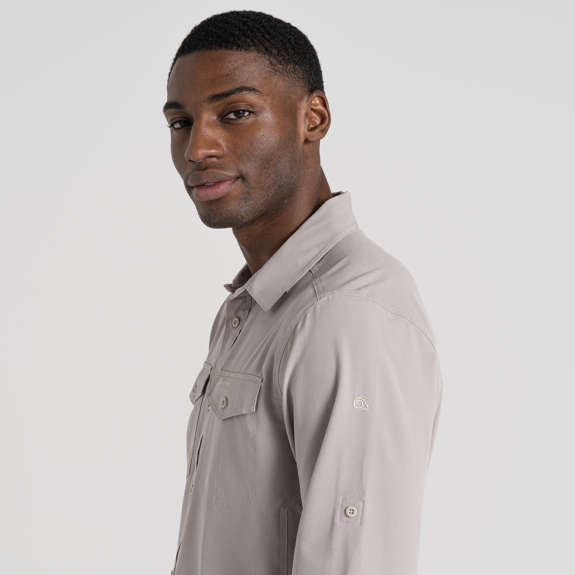 Men's Insect Shield® Eiger Long Sleeved Shirt - Parchment