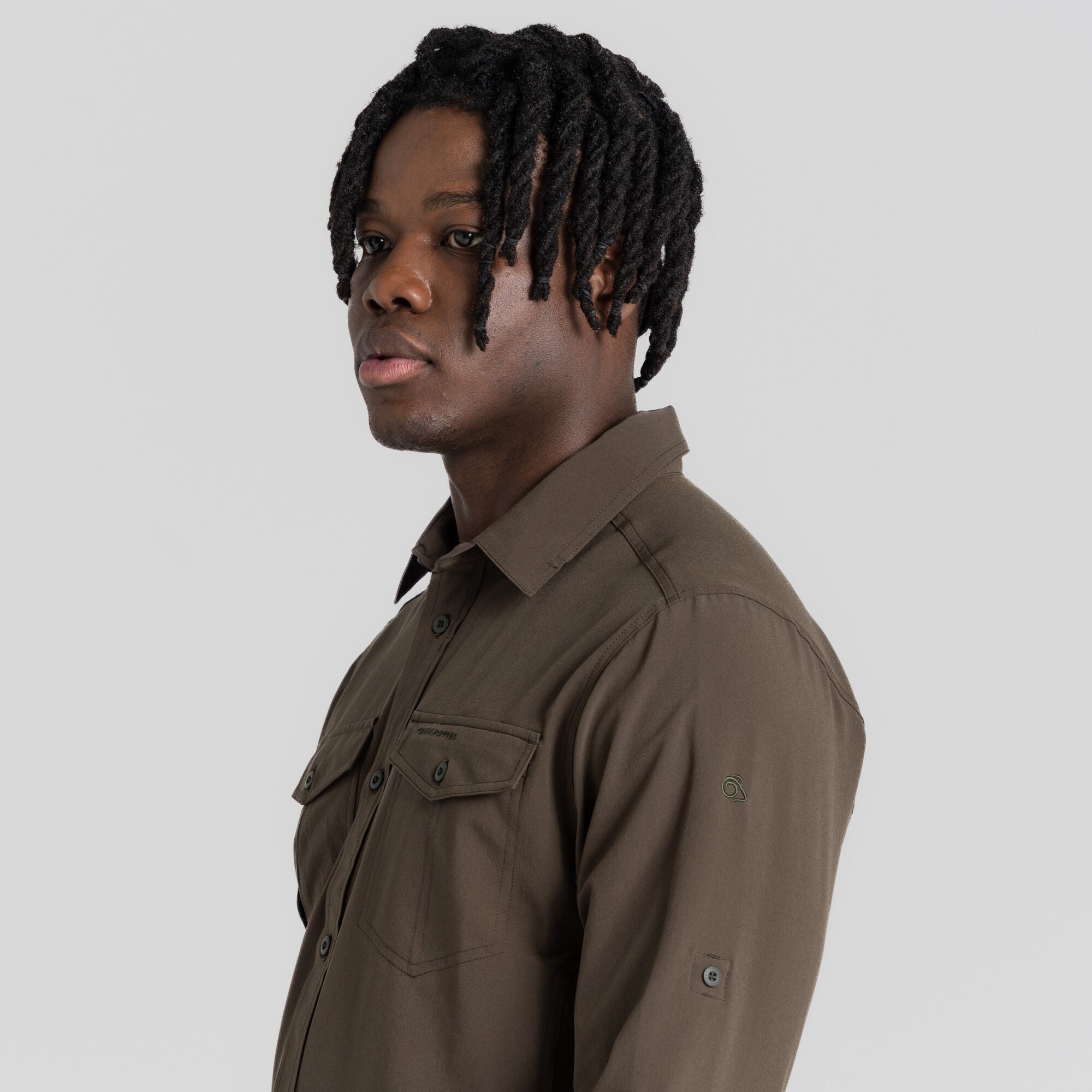 Men's Insect Shield® Eiger Long Sleeved Shirt - Woodland Green