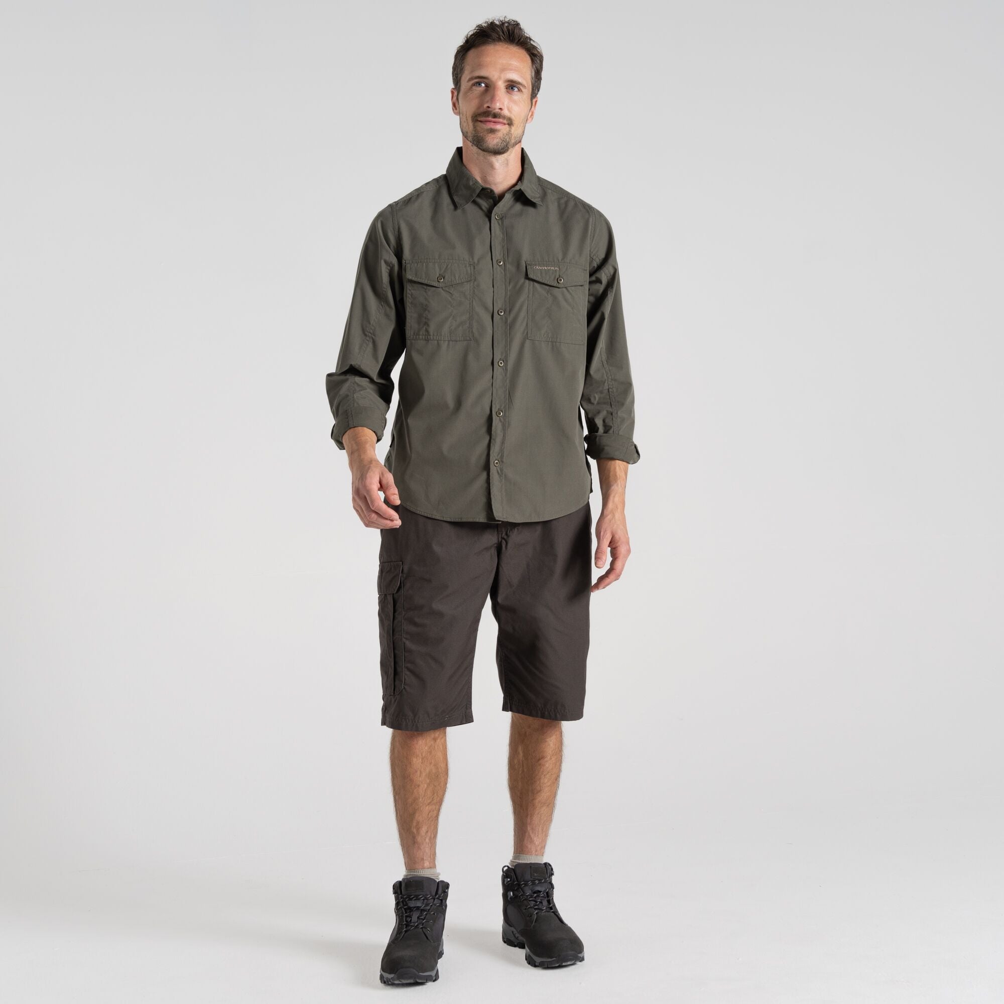 Men's Kiwi Long Sleeved Shirt - Cedar