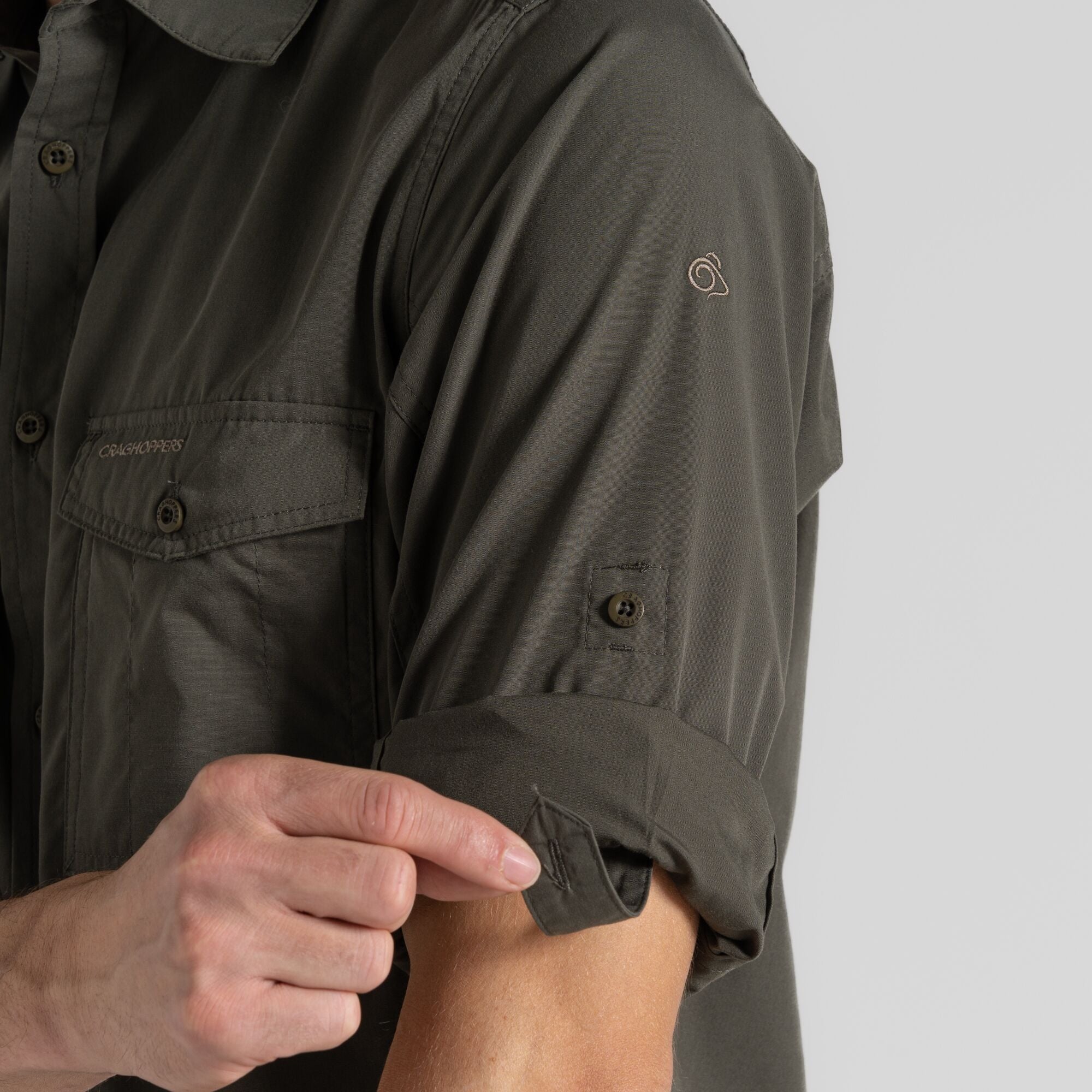 Men's Kiwi Long Sleeved Shirt - Cedar