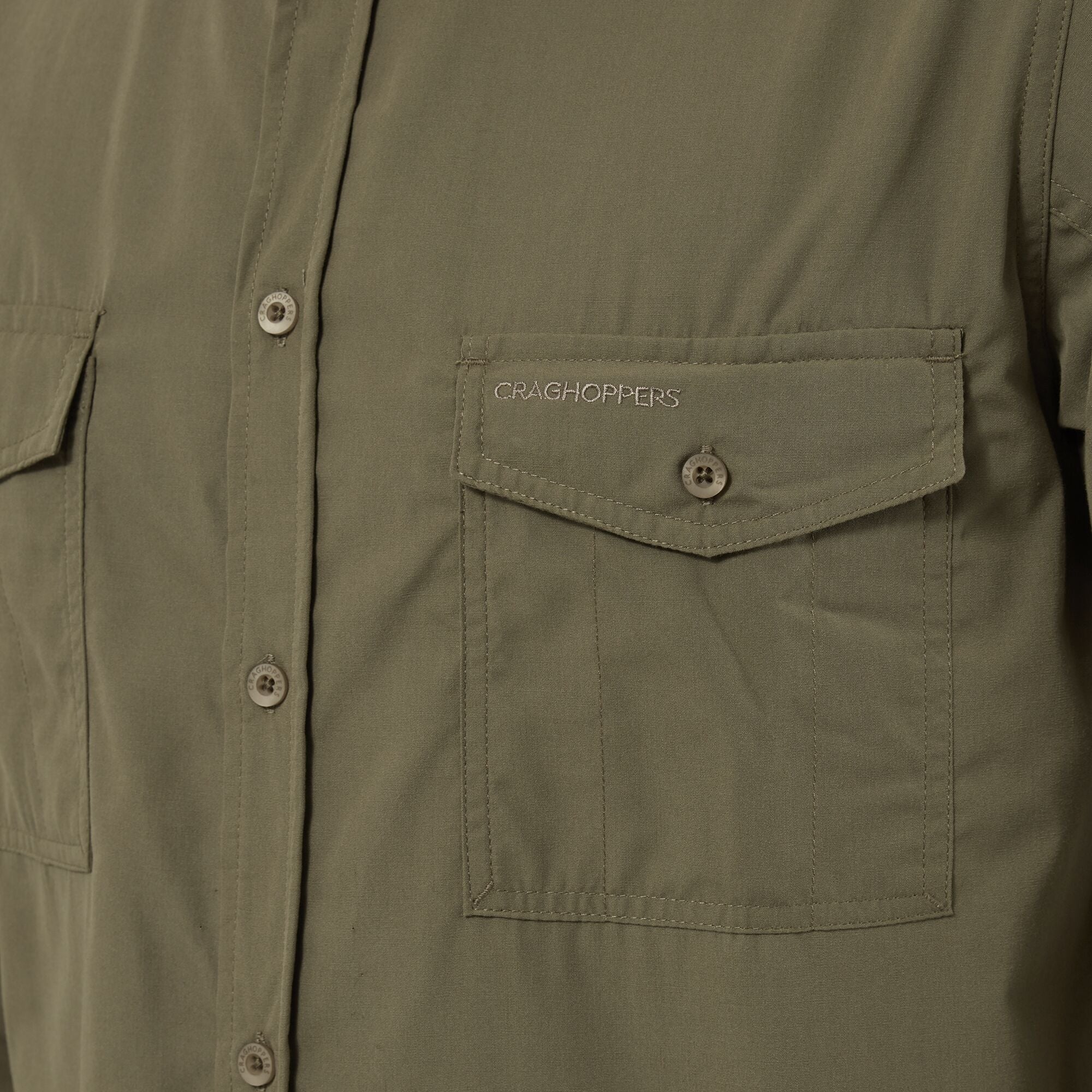 Men's Kiwi Long Sleeved Shirt - Pebble