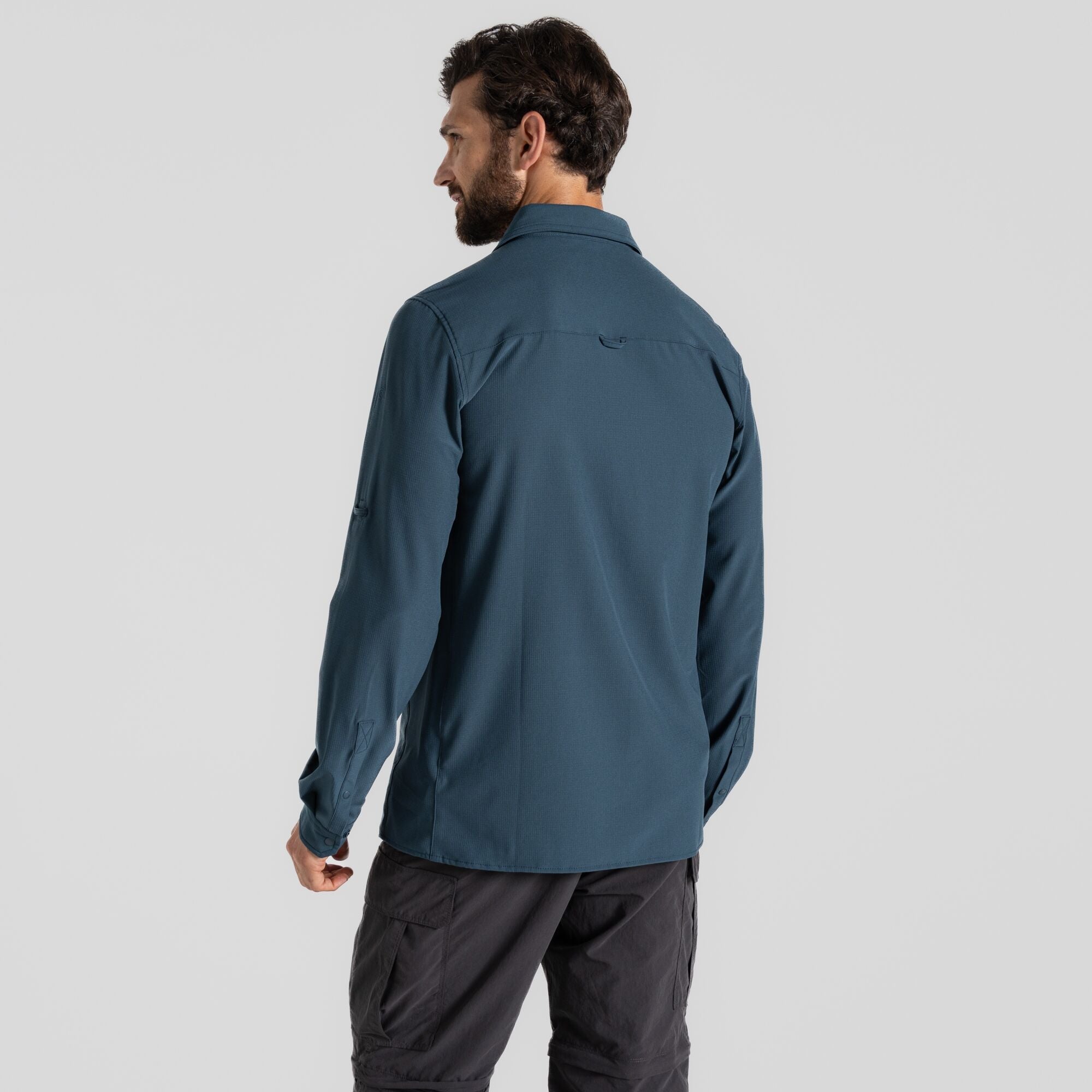 Men's Insect Shield® Pro V Long Sleeved Shirt - Blue Stone