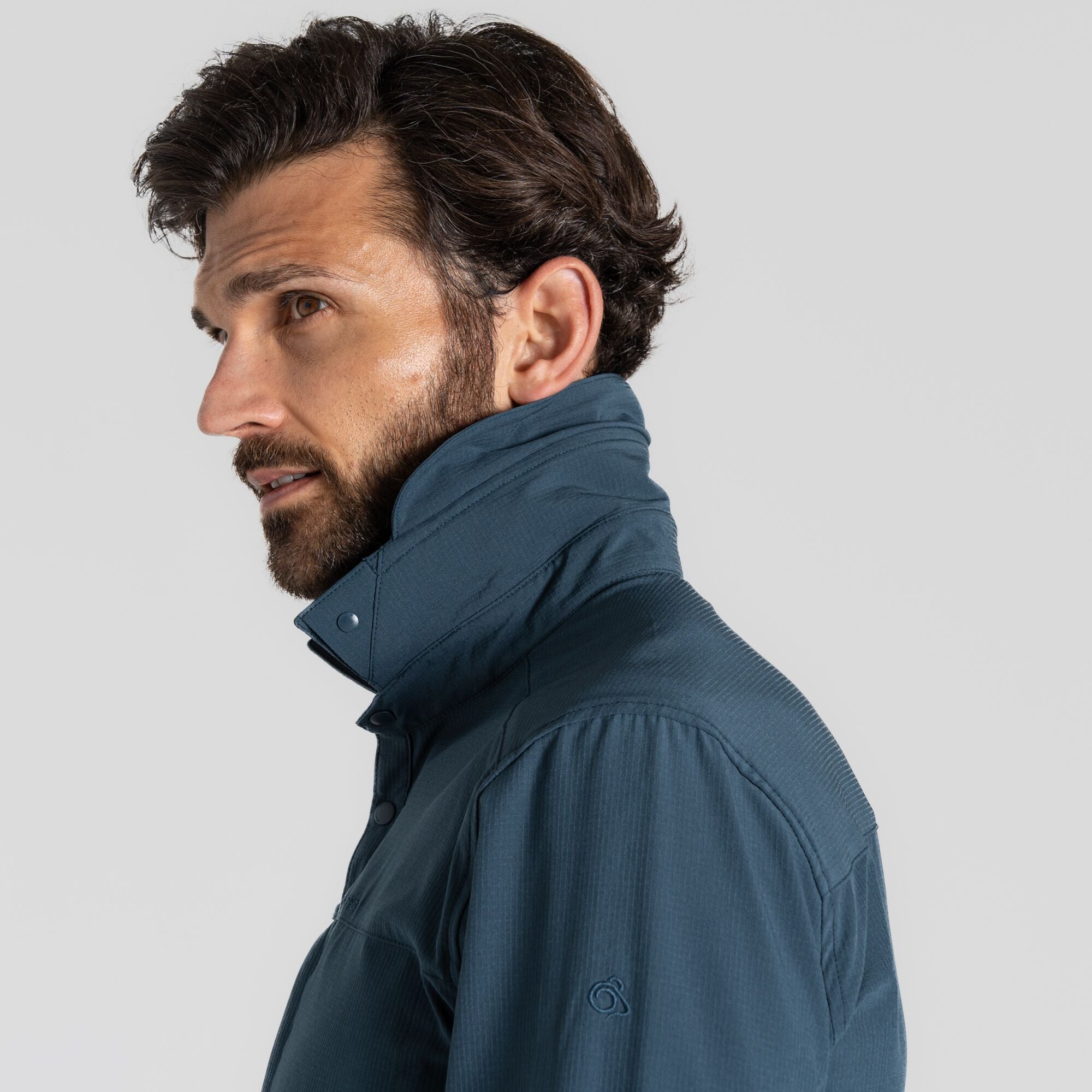 Men's Insect Shield® Pro V Long Sleeved Shirt - Blue Stone