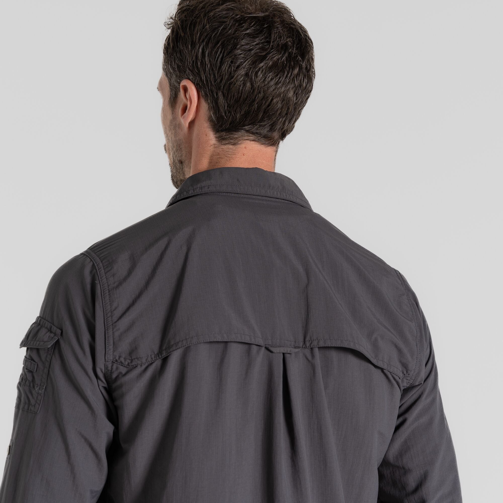 Men's Insect Shield® Adventure III Long Sleeved Shirt - Black Pepper