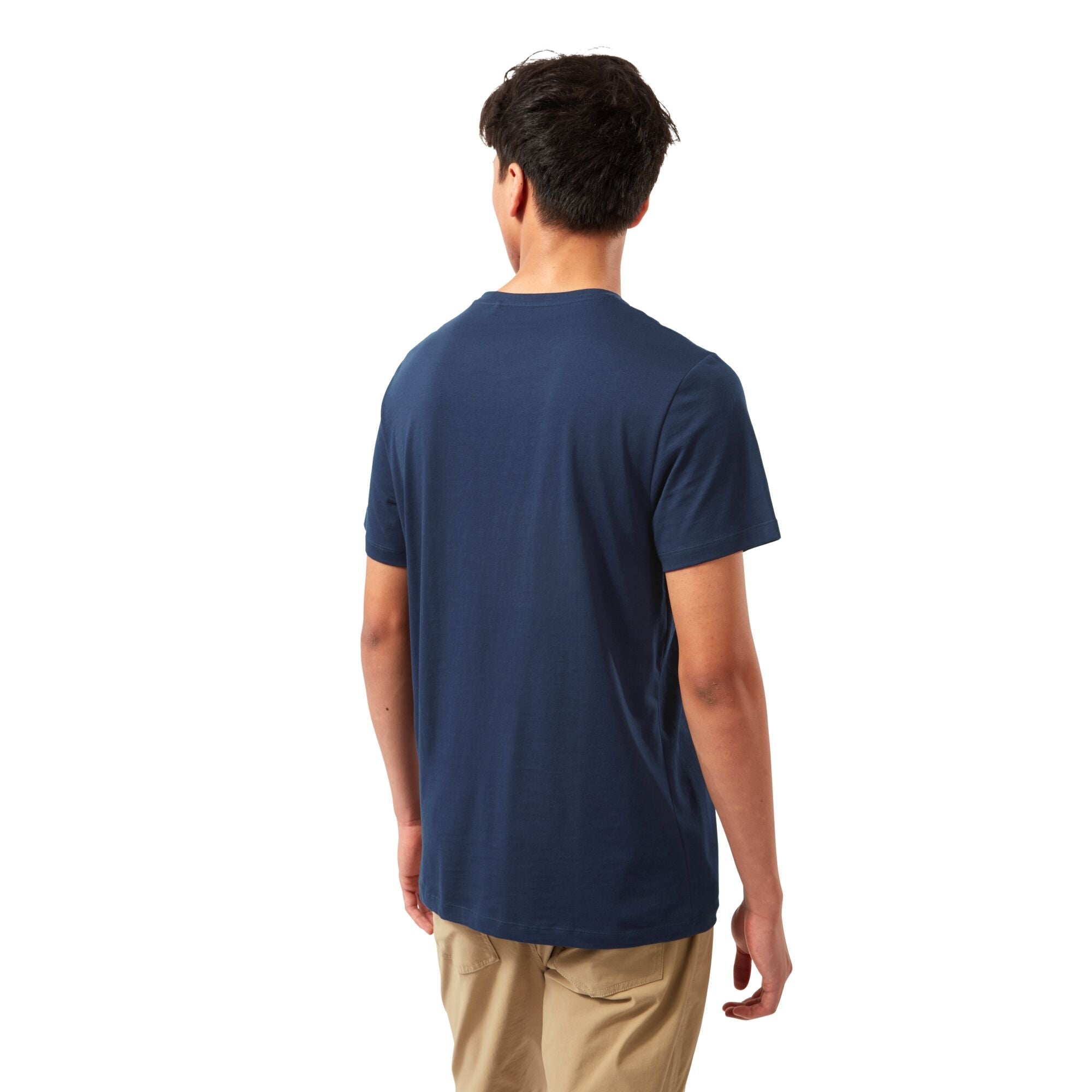 Men's Mightie Short Sleeved T-Shirt - Blue Navy Brand Carrier
