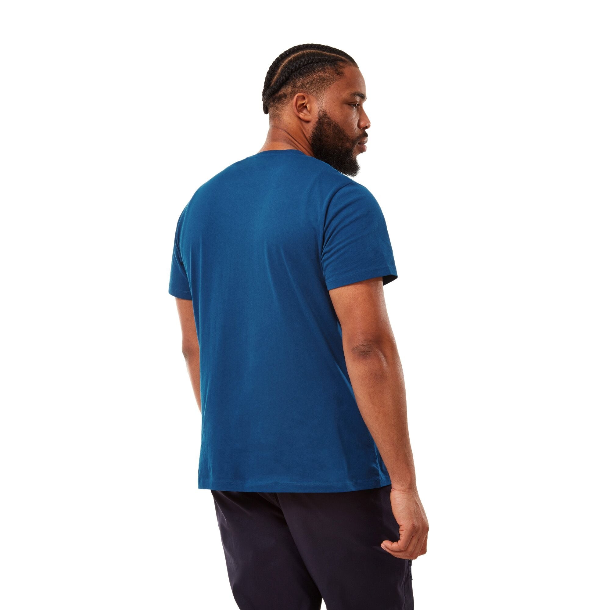 Men's Mightie Short Sleeved T-Shirt - Poseidon Blue Brand Carrier