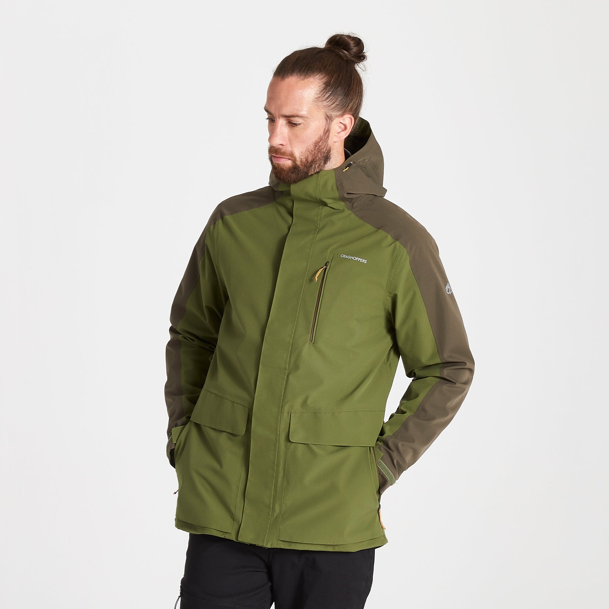 Men's Lorton Waterproof Jacket - Bottle Green