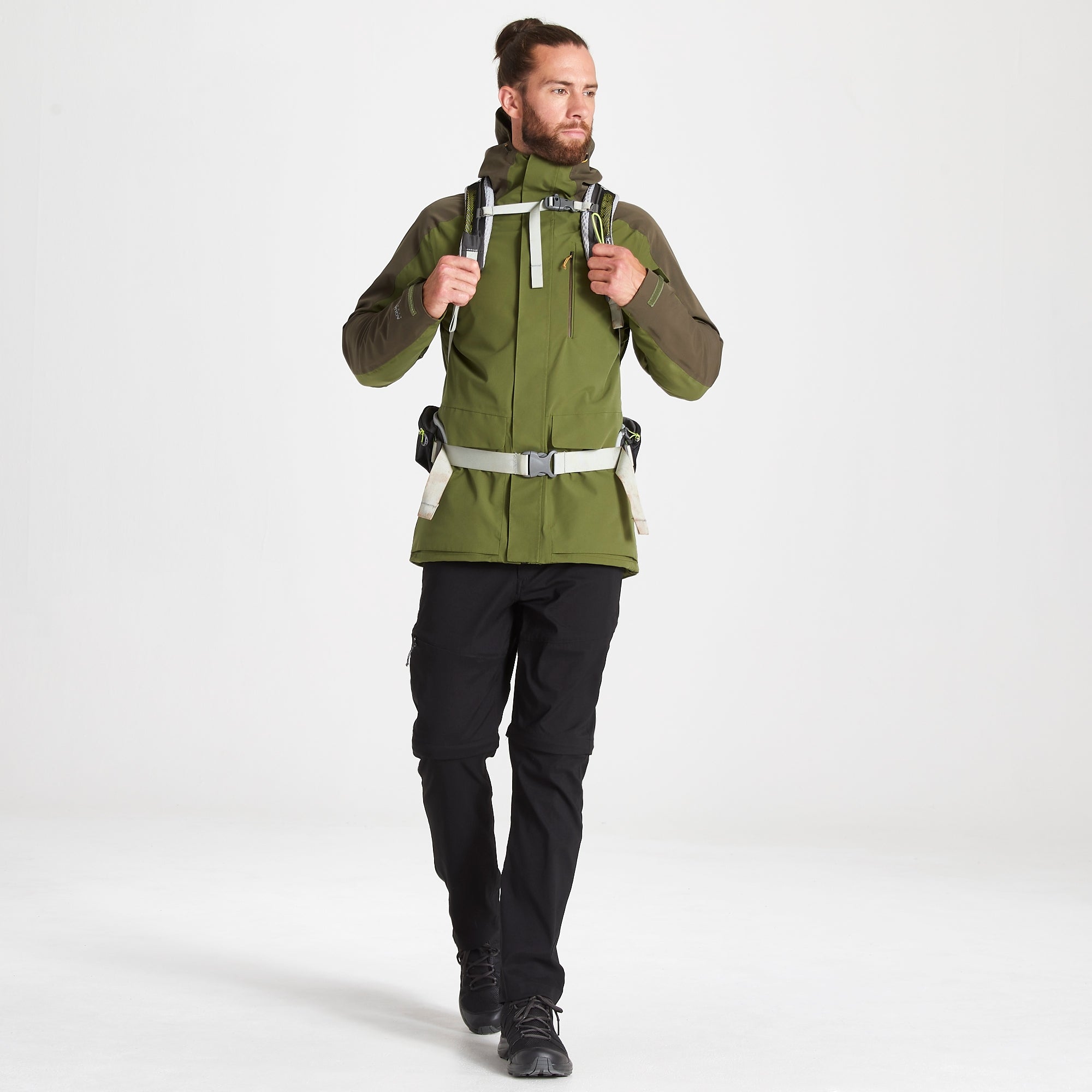 Men's Lorton Waterproof Jacket - Bottle Green
