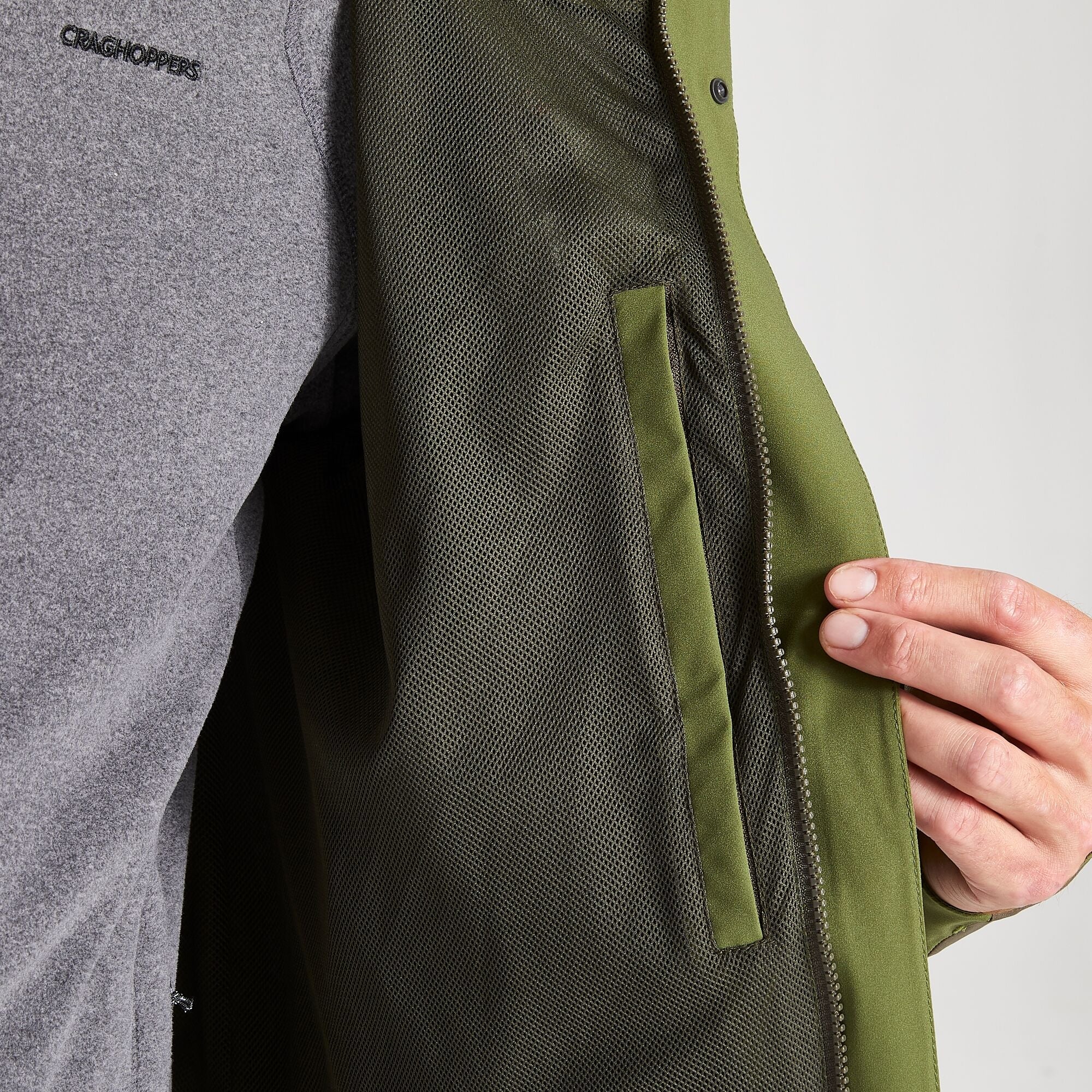 Men's Lorton Waterproof Jacket - Bottle Green