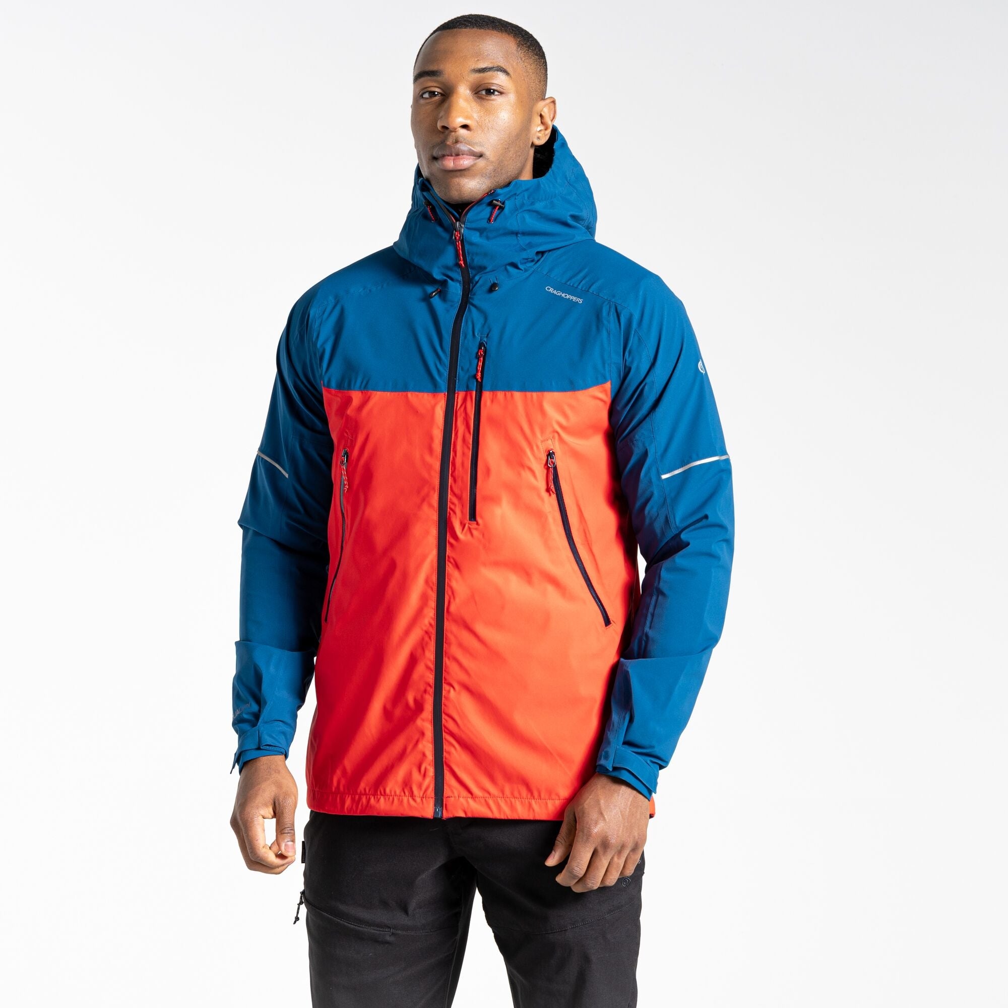Men's Dynamic Jacket - Poseidon Blue/Lava Red