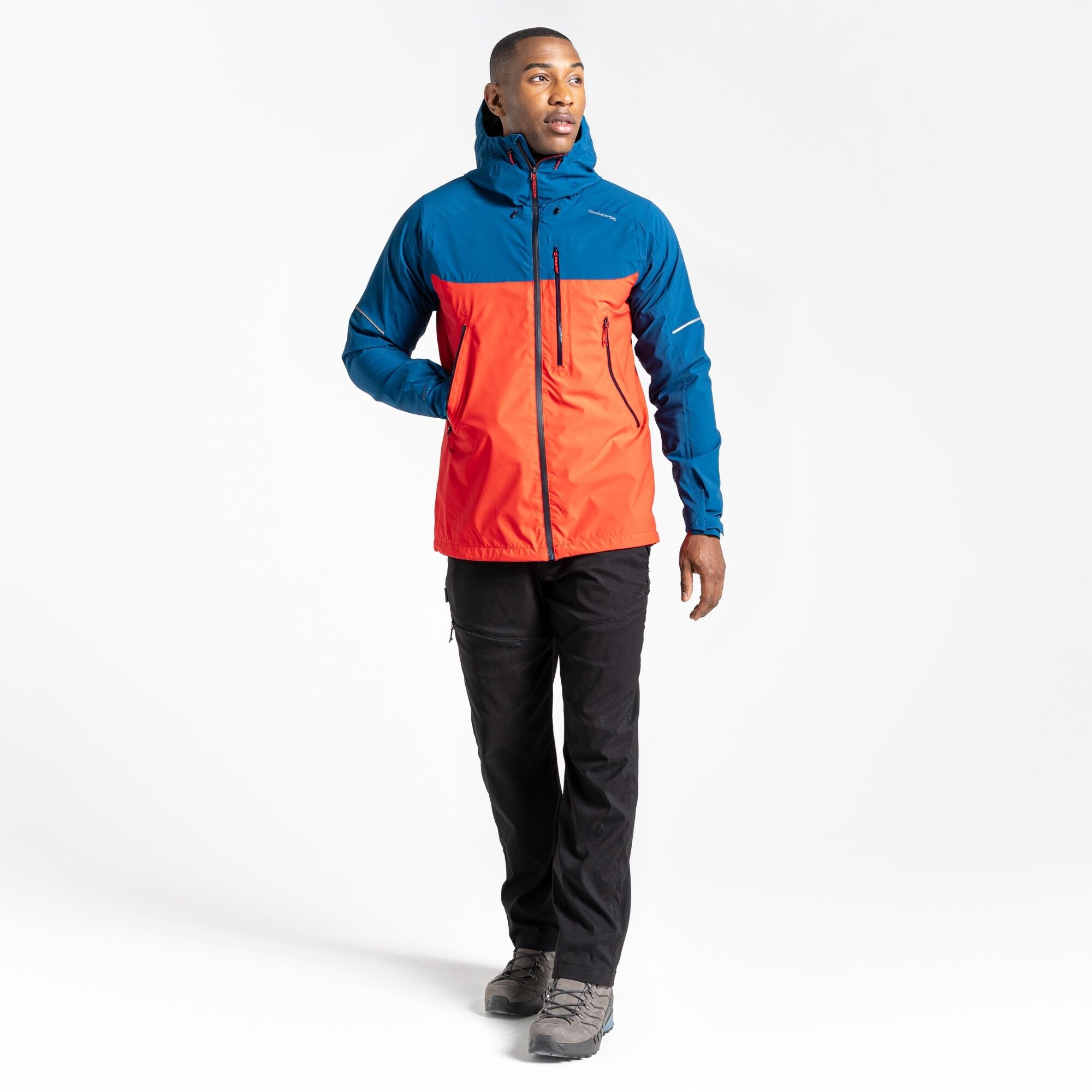 Men's Dynamic Jacket - Poseidon Blue/Lava Red