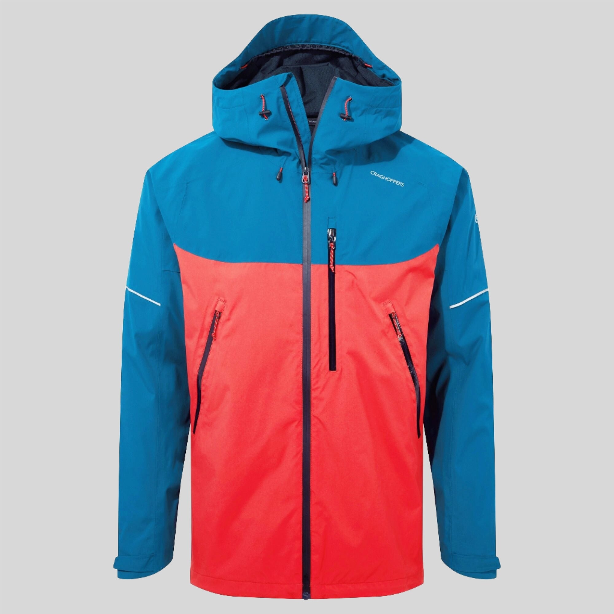Men's Dynamic Jacket - Poseidon Blue/Lava Red