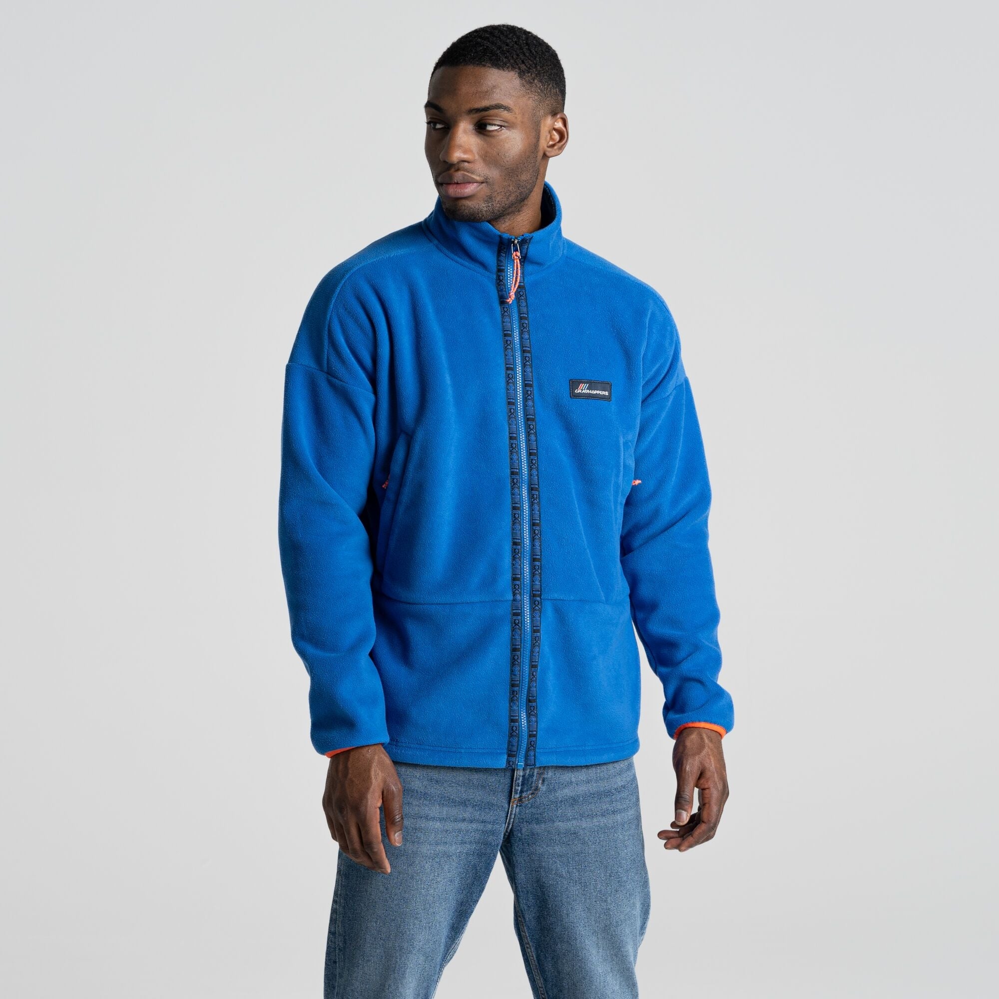 Unisex Haskin Full Zip Fleece - Bolt Blue