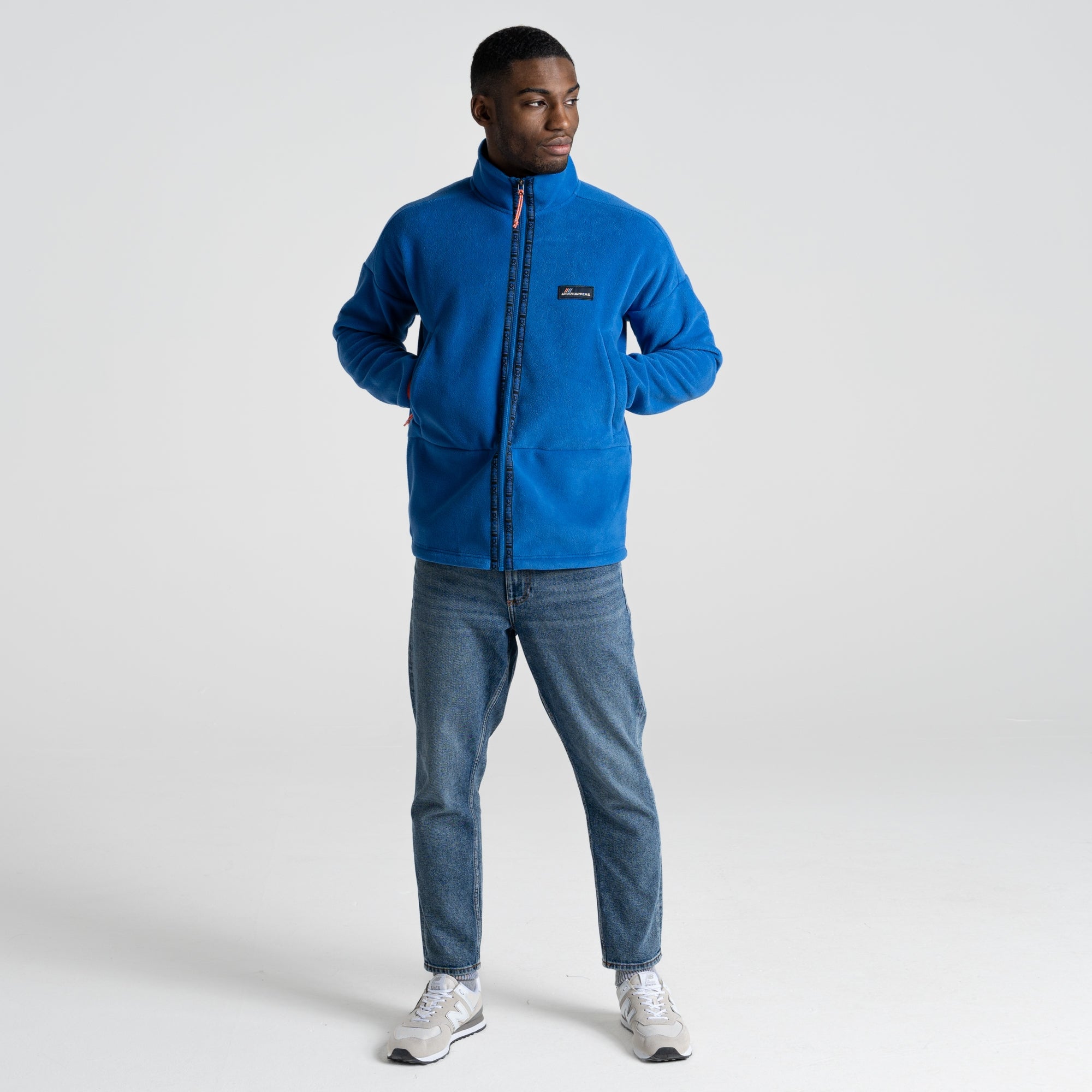 Unisex Haskin Full Zip Fleece - Bolt Blue