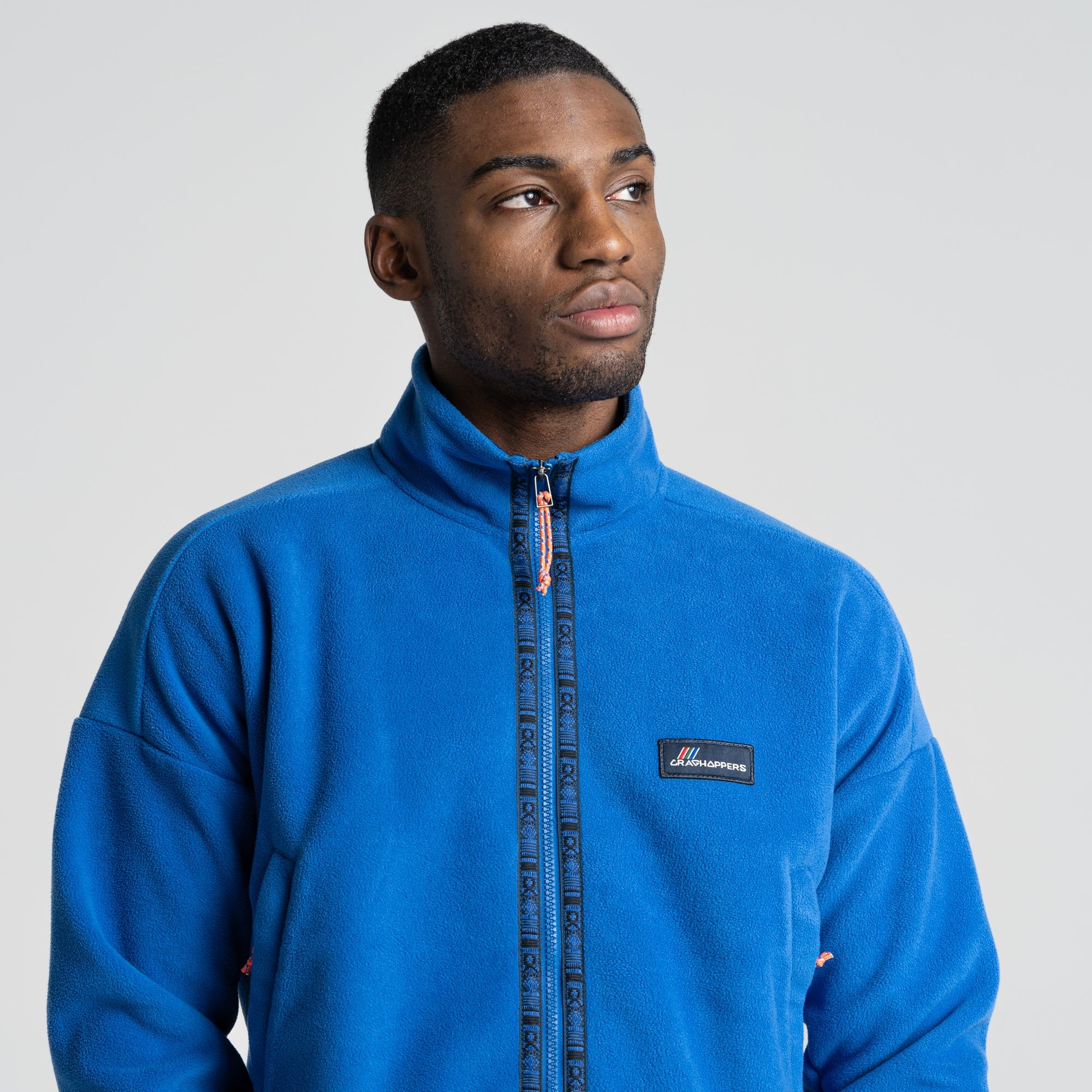 Unisex Haskin Full Zip Fleece - Bolt Blue
