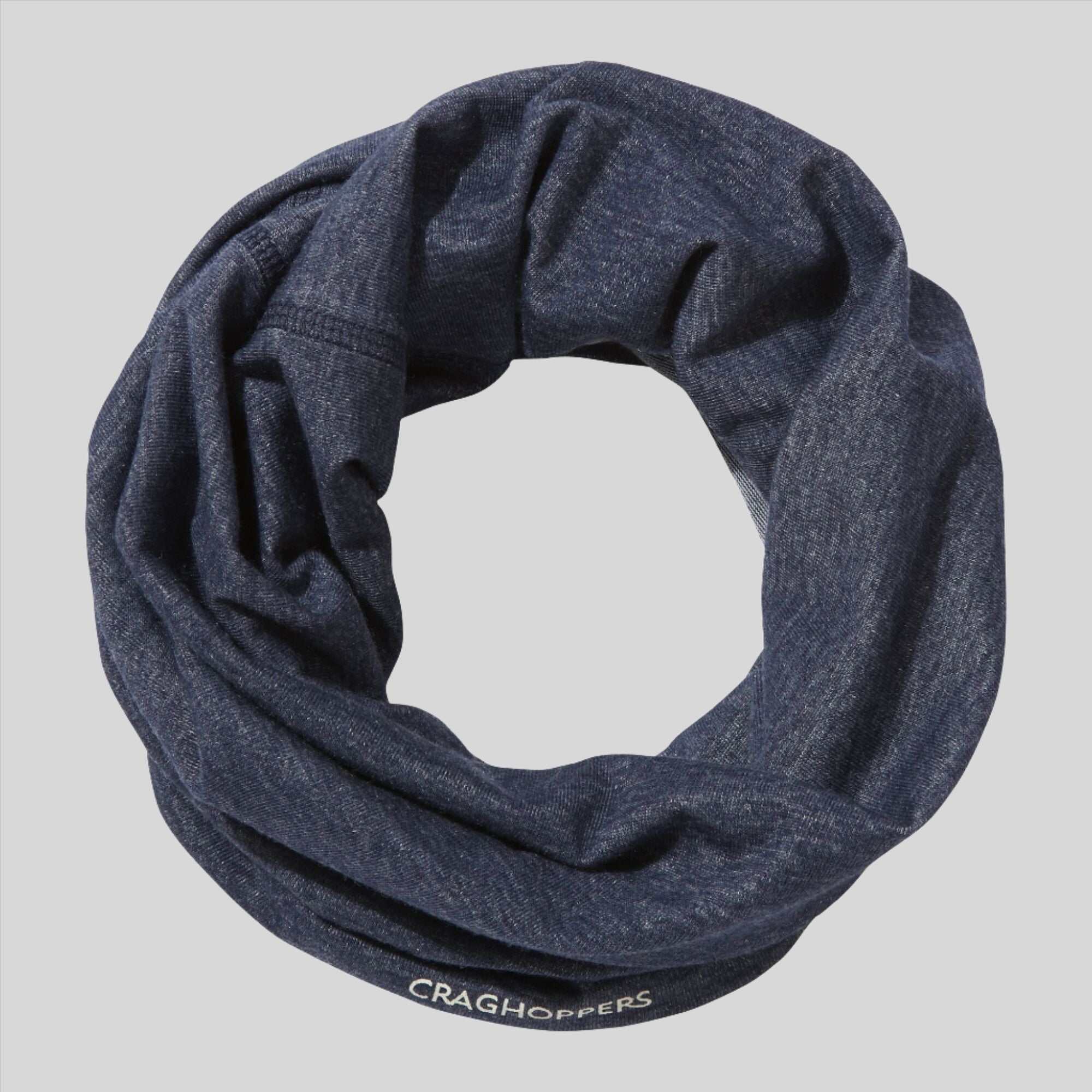 Unisex Insect Shield® Tube Scarf | Soft Navy Marl