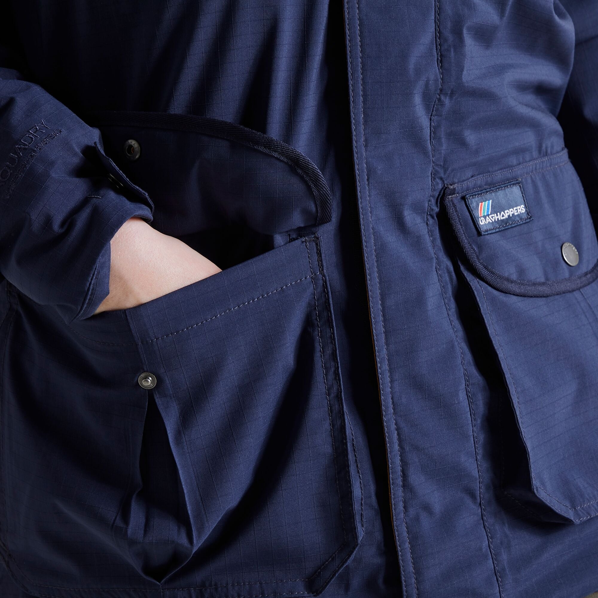 Unisex Hanson Waterproof Parka - Blue Navy