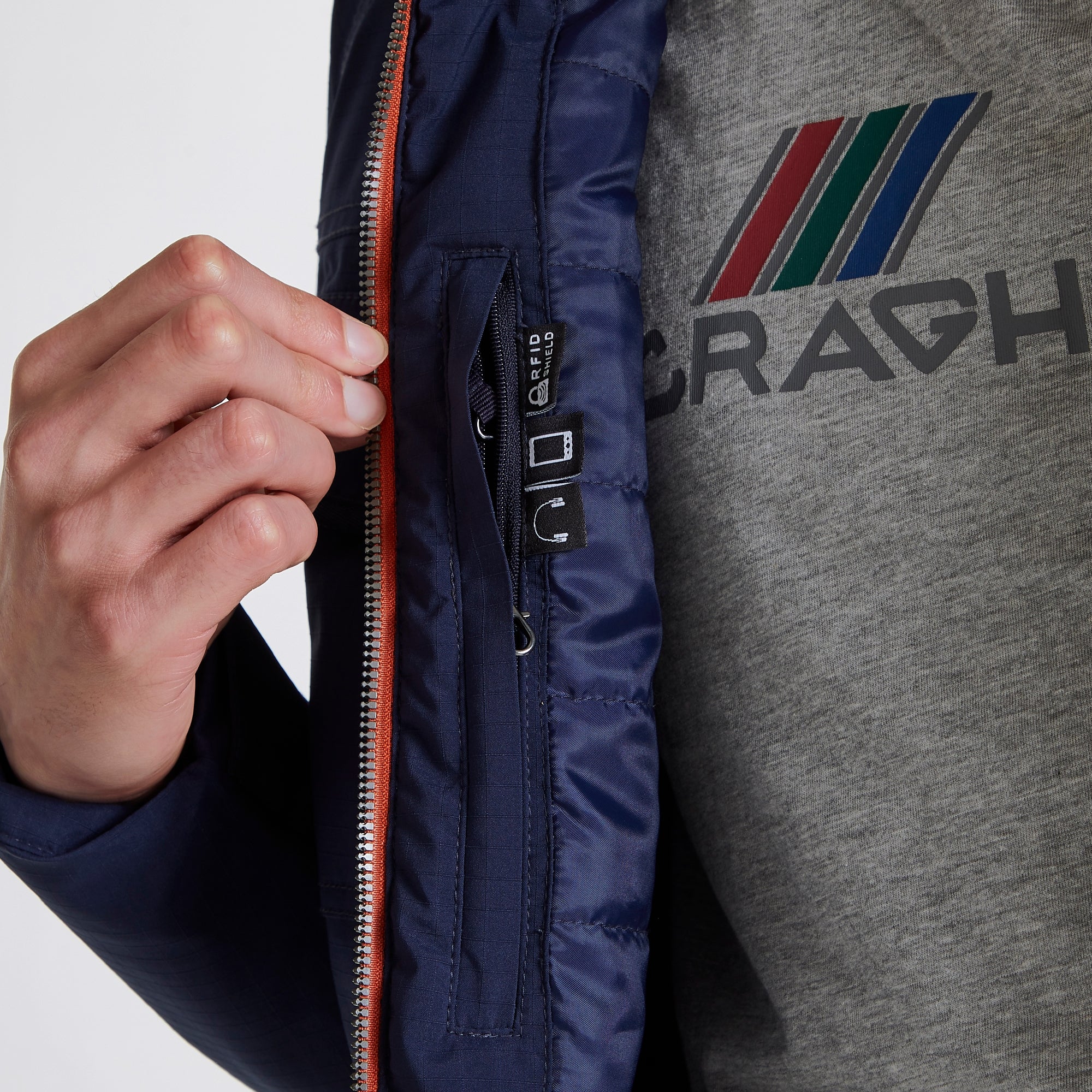 Unisex Hanson Waterproof Parka - Blue Navy